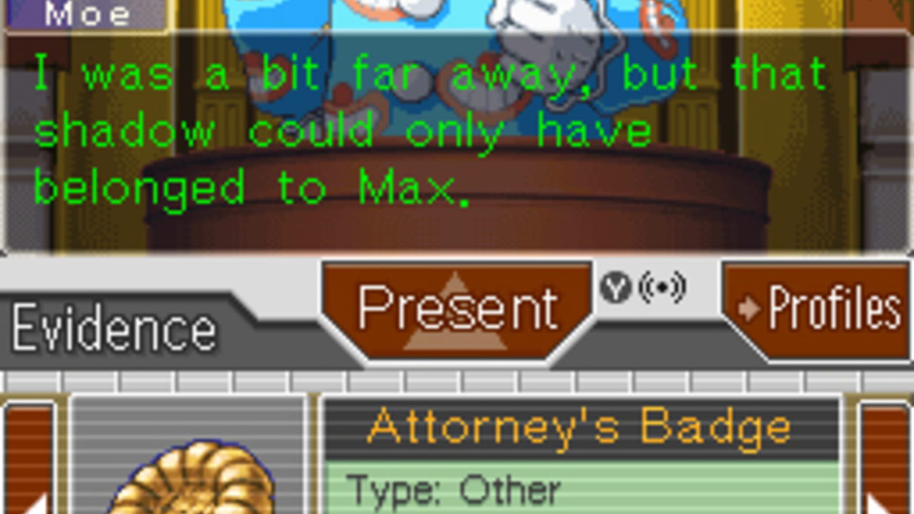 Screenshot for Phoenix Wright: Ace Attorney - Justice for All
