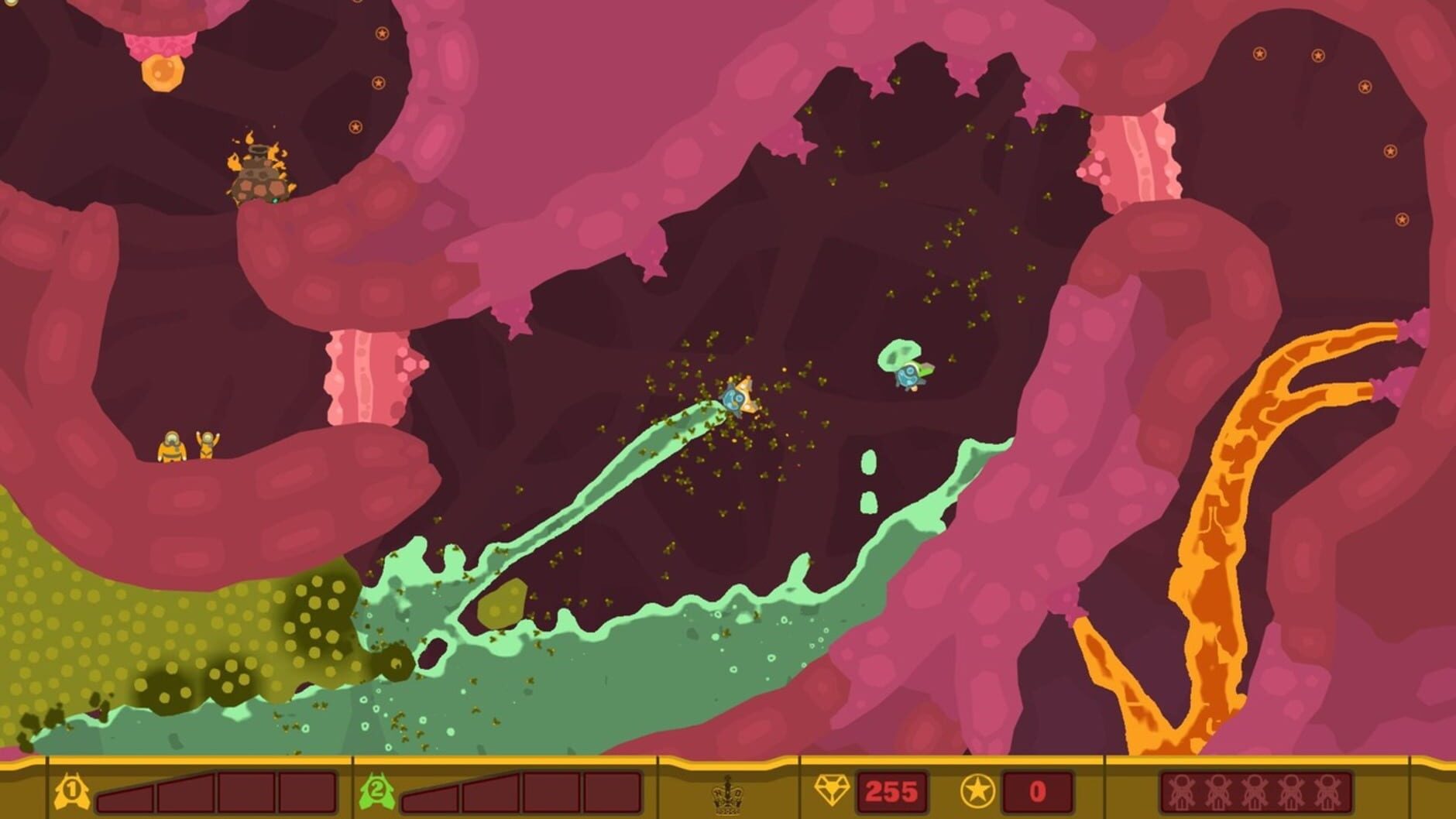 Screenshot for PixelJunk Shooter