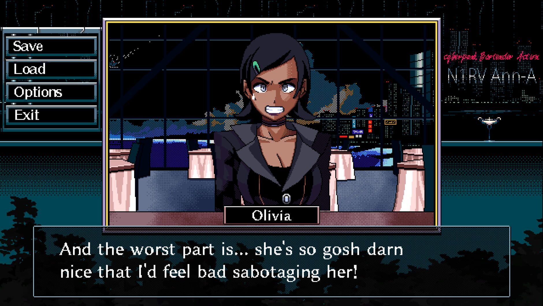 Screenshot for N1RV Ann-A: Cyberpunk Bartender Action