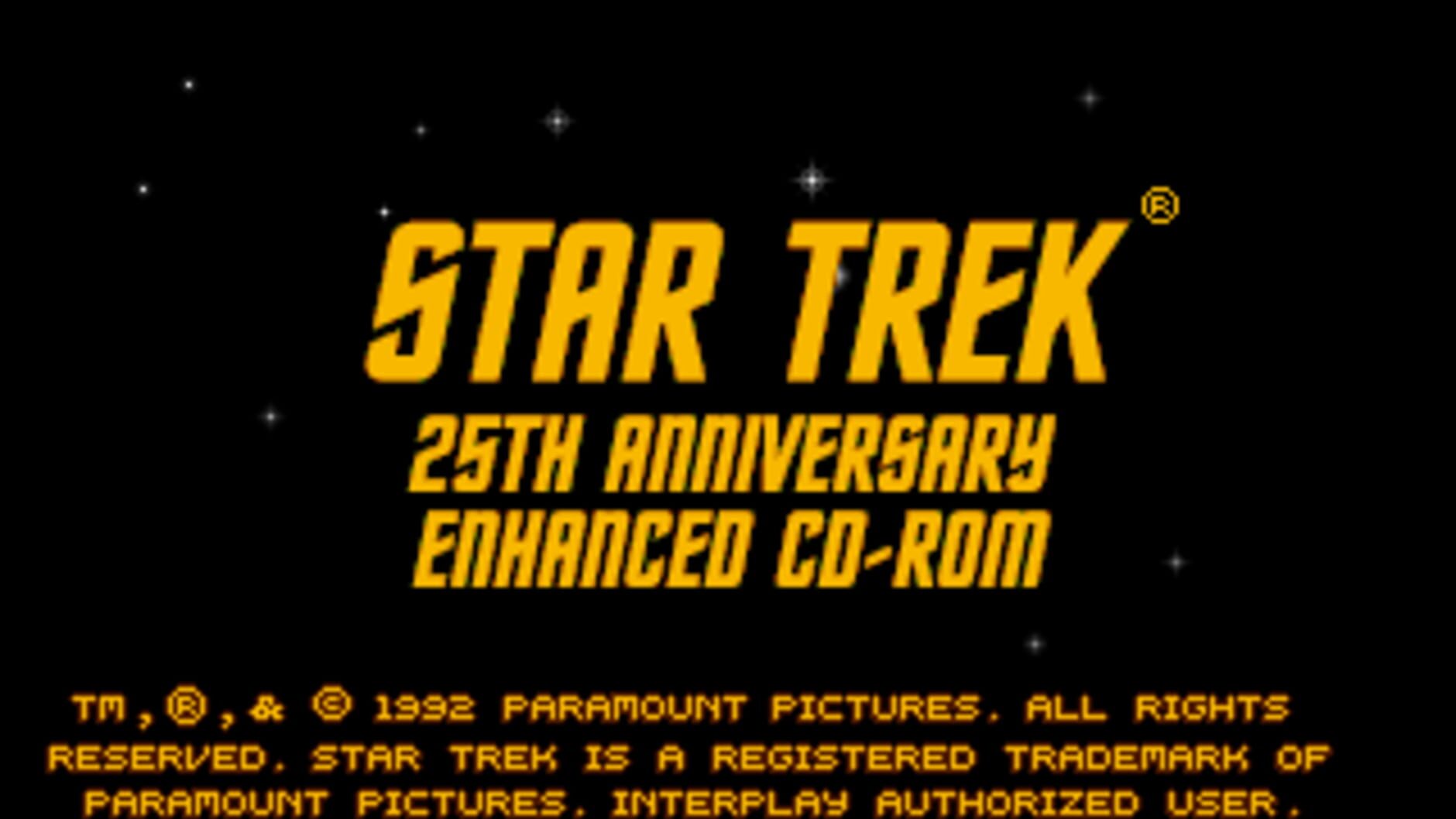 Screenshot for Star Trek: 25th Anniversary