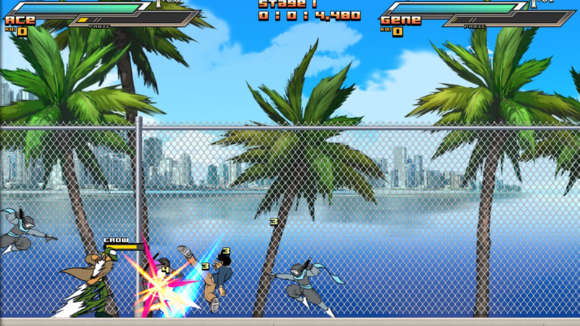 Screenshot for Aces Wild: Manic Brawling Action!