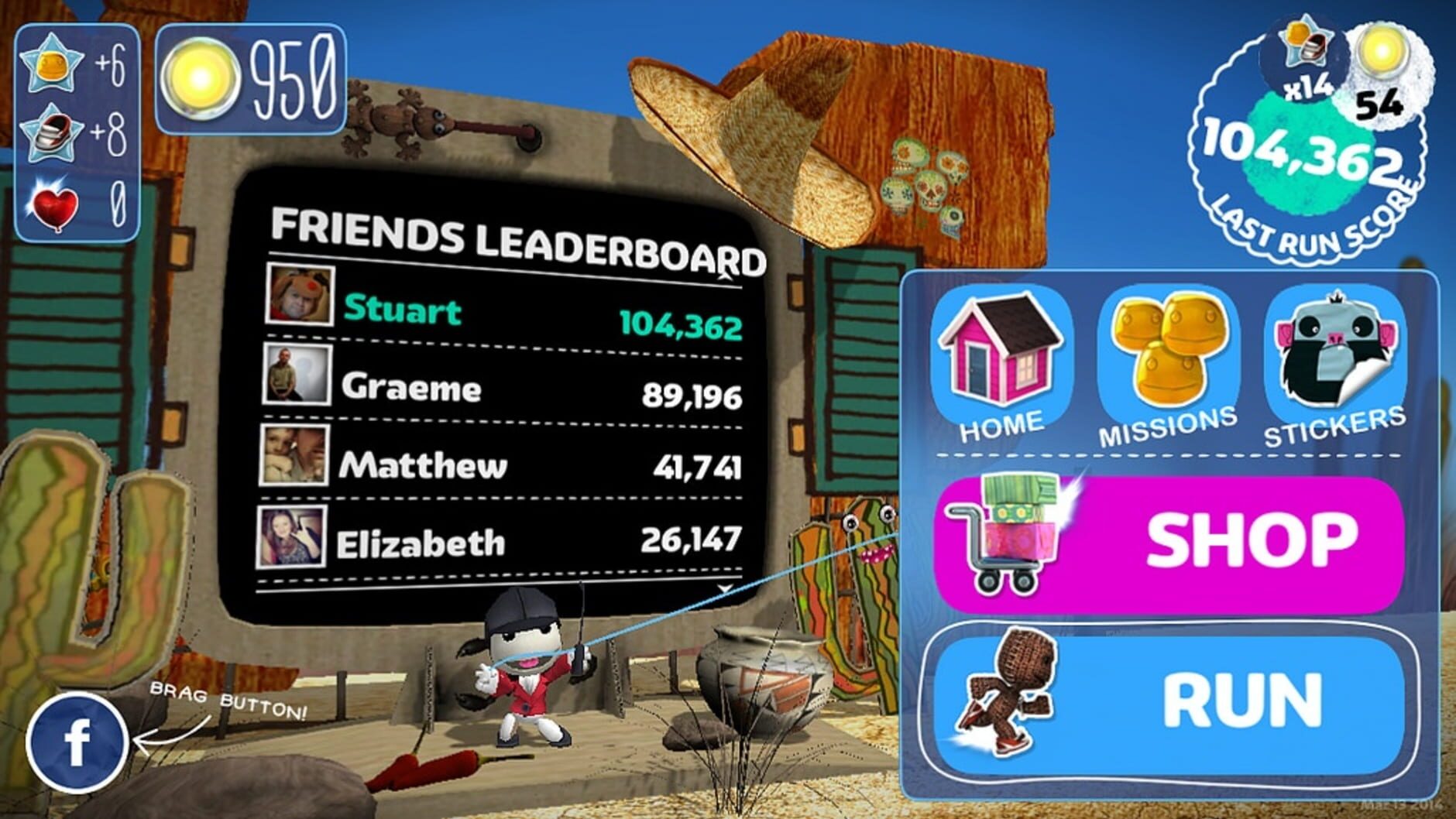 Screenshot for Run, Sackboy! Run!