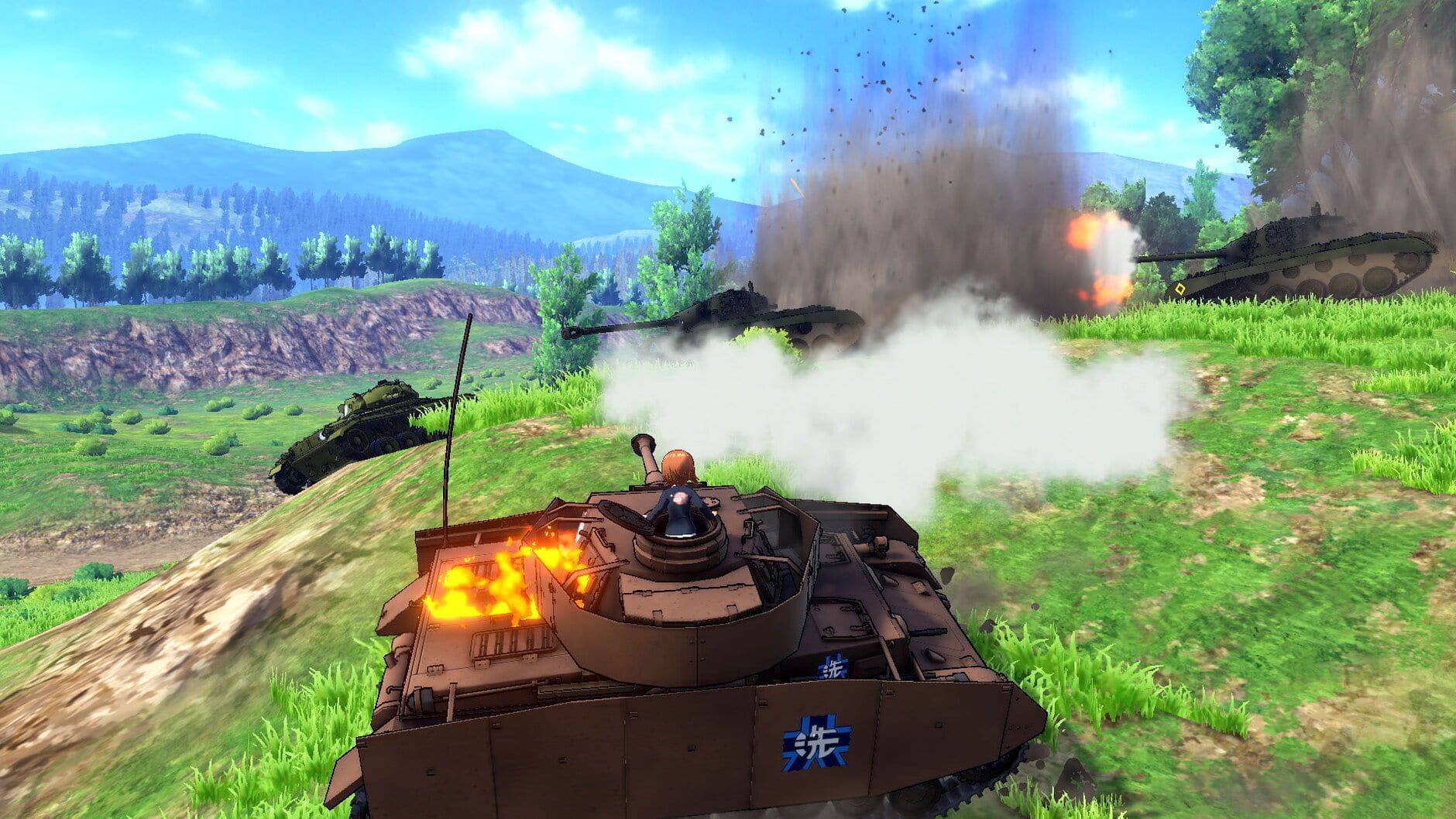 Screenshot for Girls und Panzer: Dream Tank Match