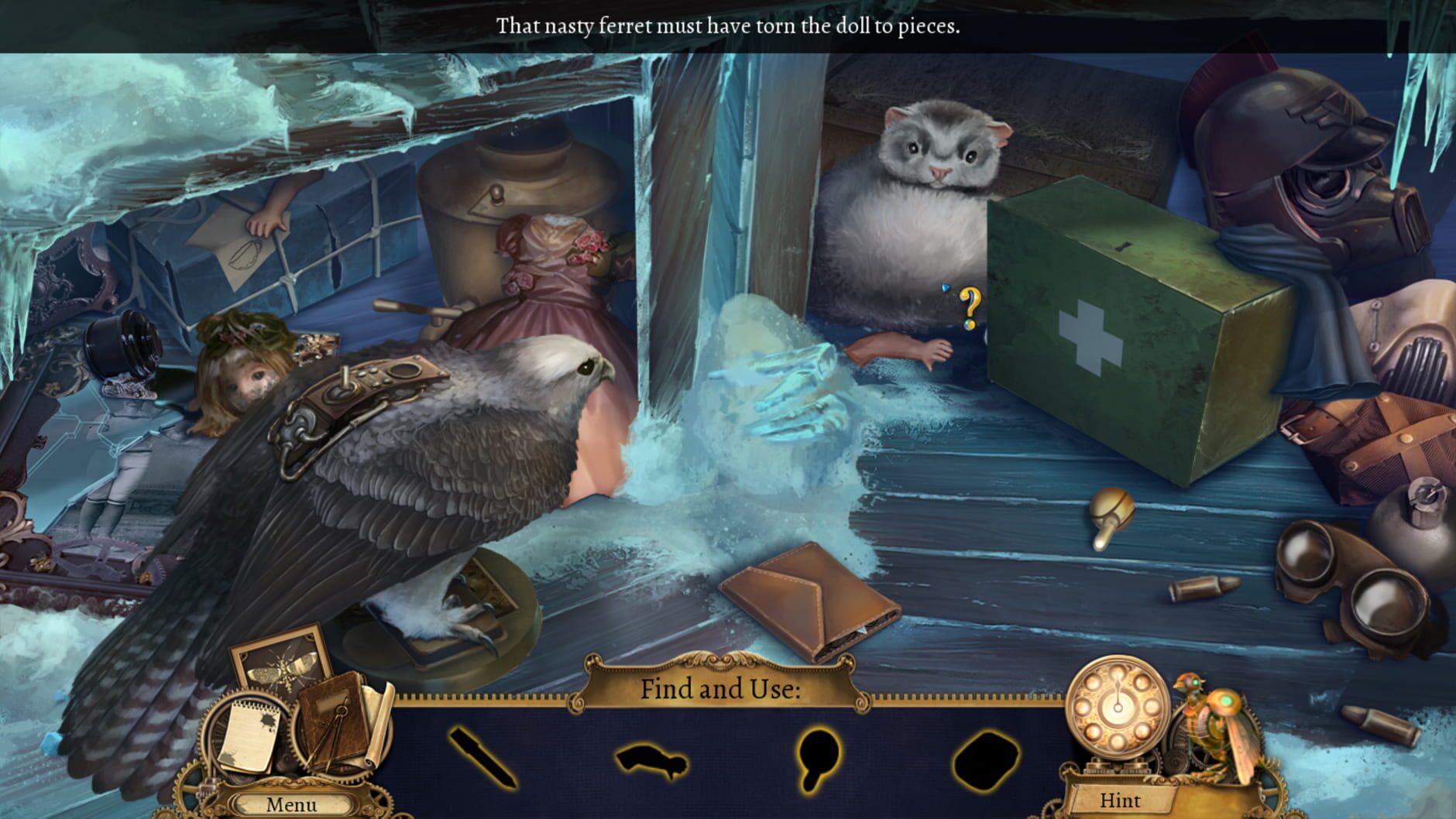 Screenshot for Clockwork Tales: Of Glass and Ink