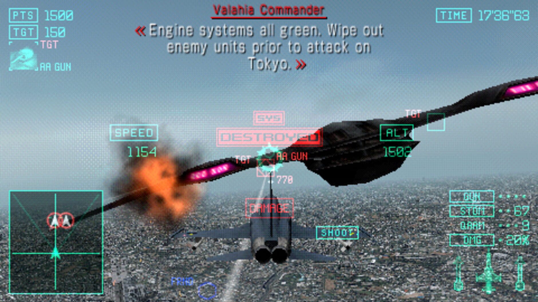 Screenshot for Ace Combat: Joint Assault