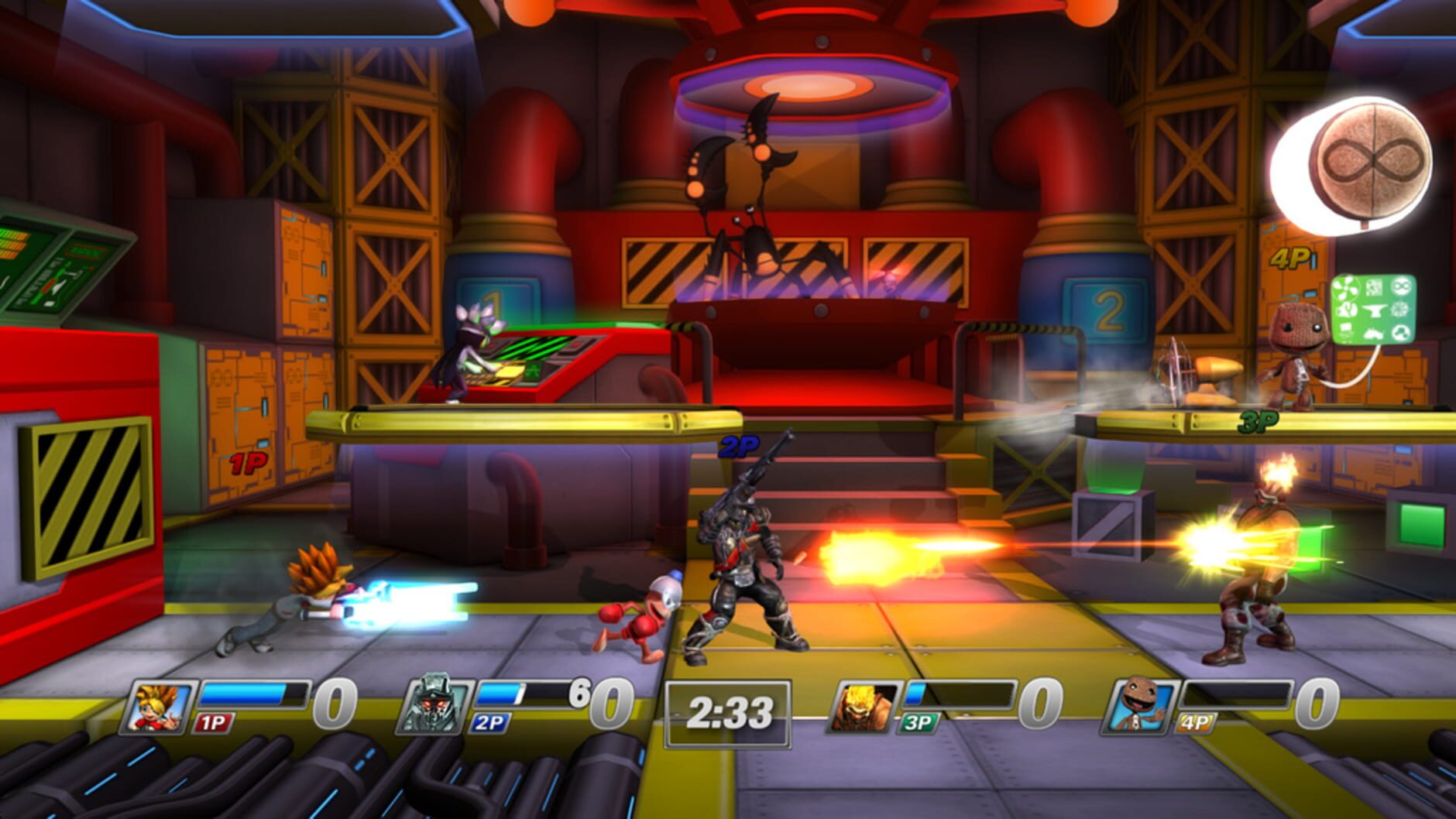 Screenshot for PlayStation All-Stars Battle Royale