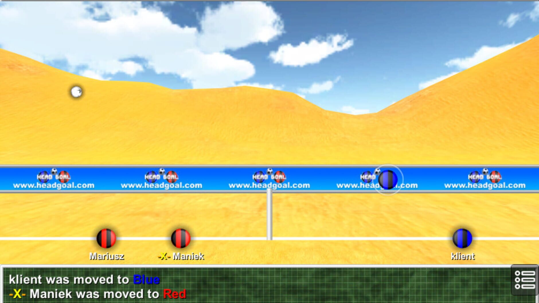 Screenshot for Head Goal: Soccer Online