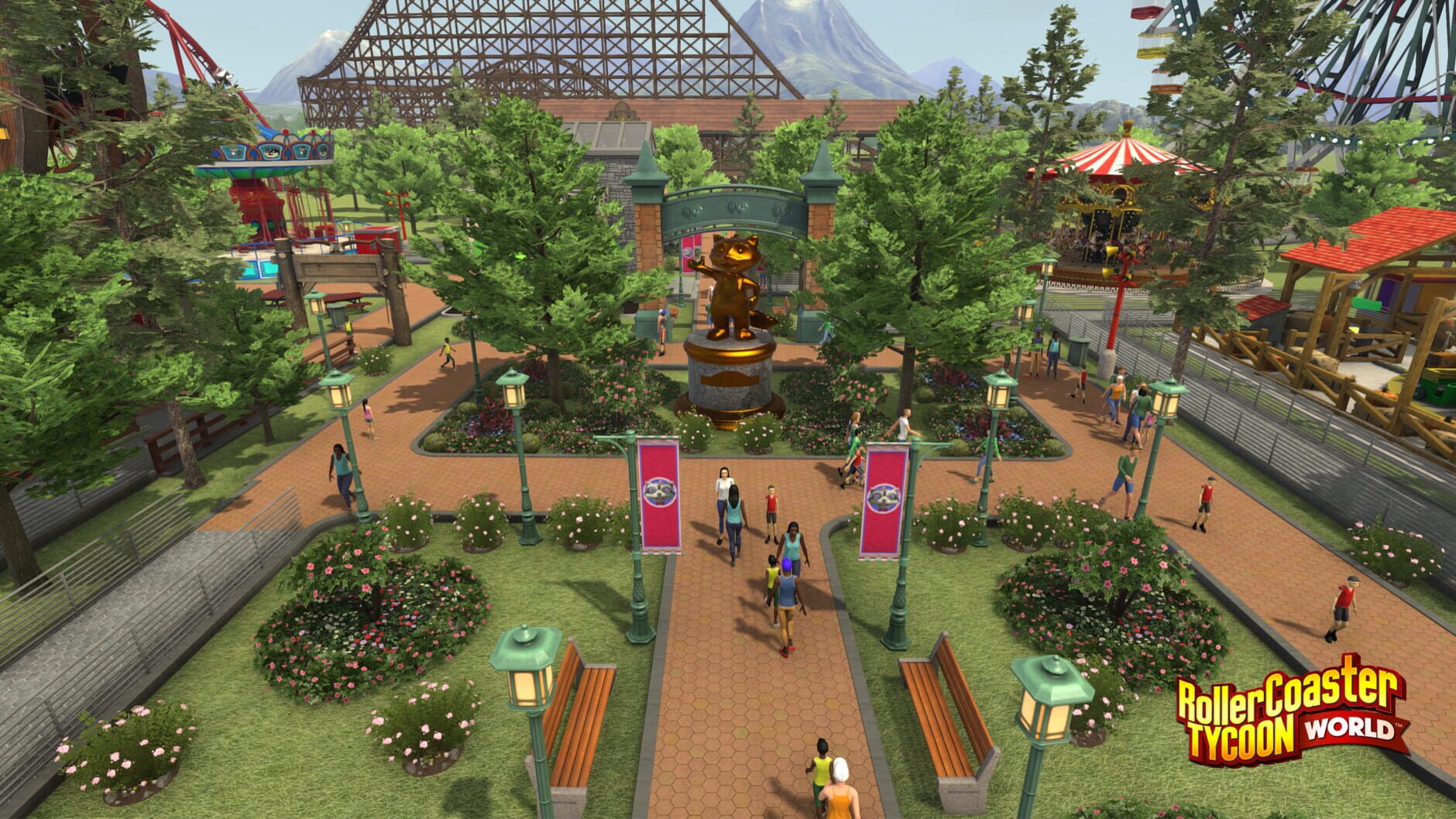 Screenshot for RollerCoaster Tycoon World