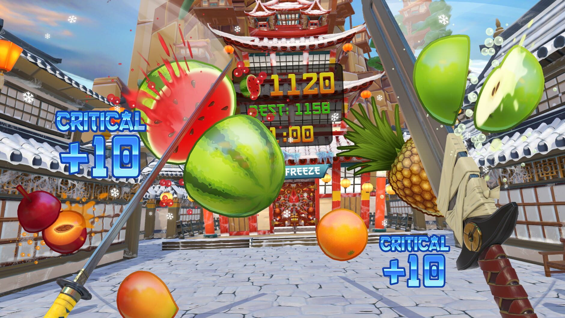 Screenshot for Fruit Ninja VR