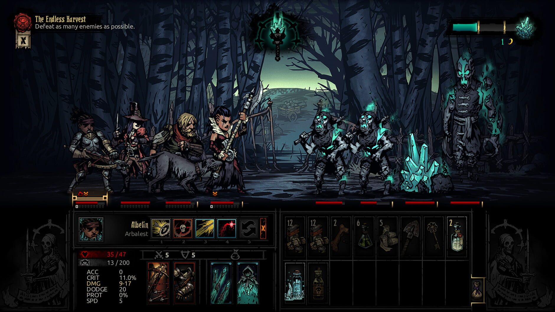 Screenshot for Darkest Dungeon: The Color of Madness