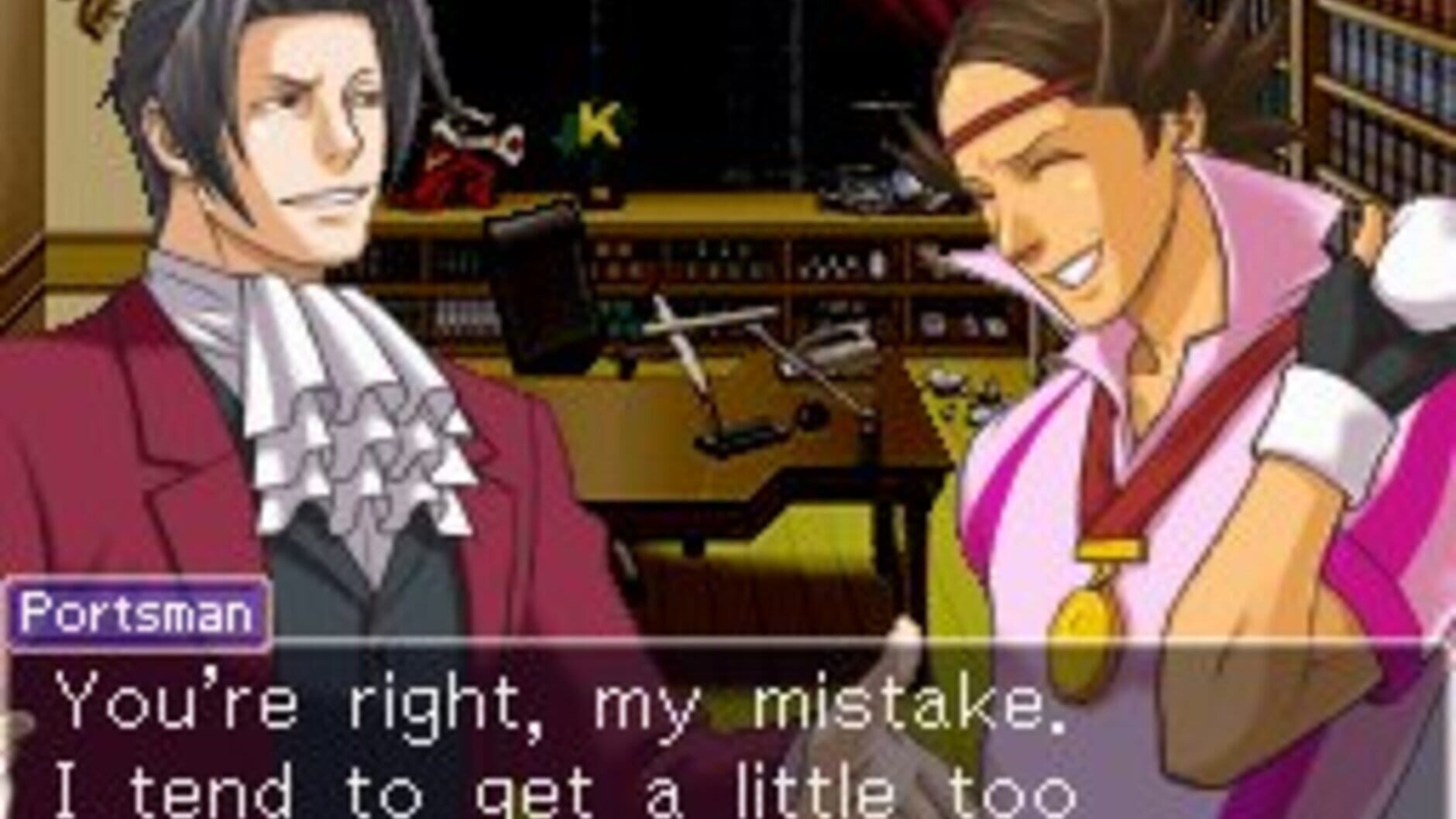 Screenshot for Ace Attorney Investigations: Miles Edgeworth