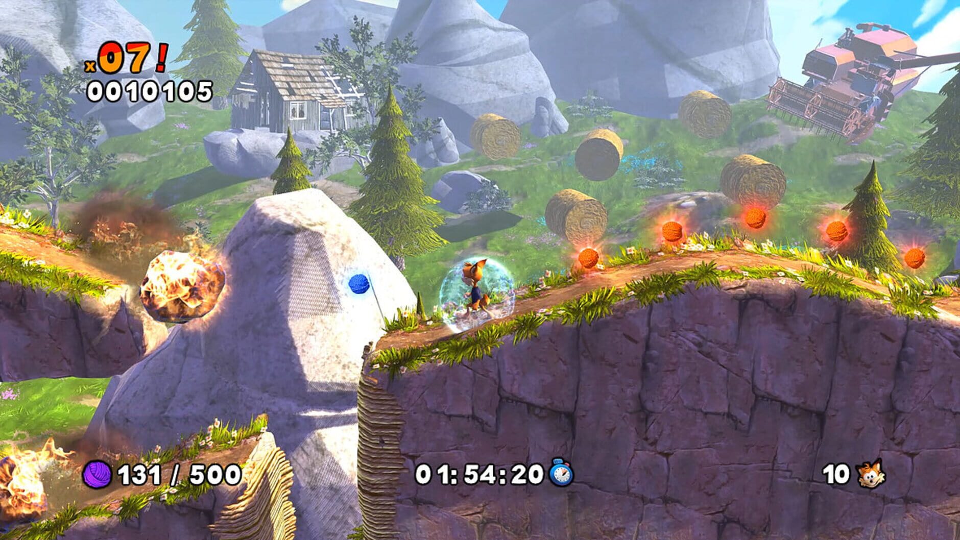 Screenshot for Bubsy: The Woolies Strike Back