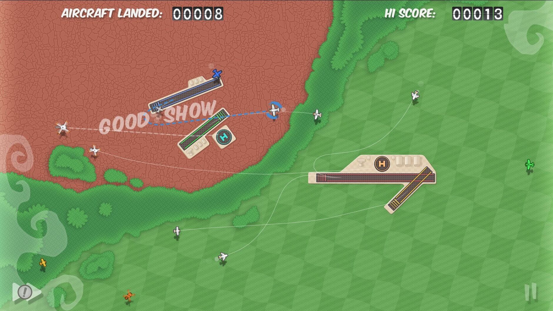 Screenshot for Flight Control HD
