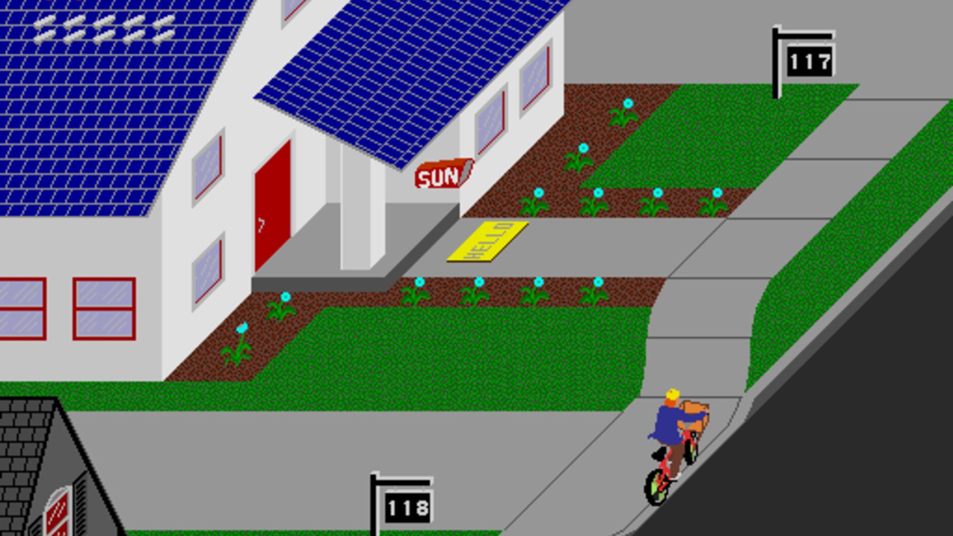 Screenshot for Paperboy