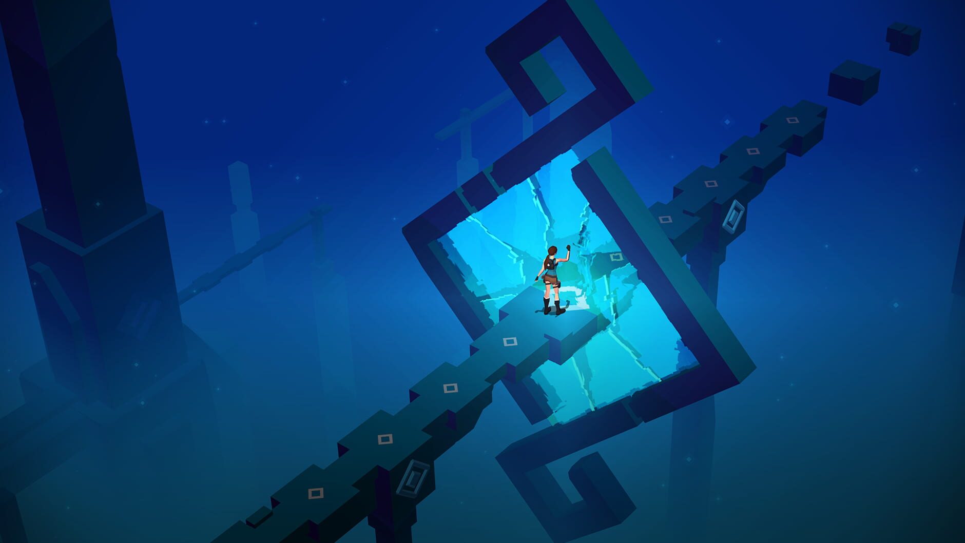 Screenshot for Lara Croft Go: Mirror of Spirits