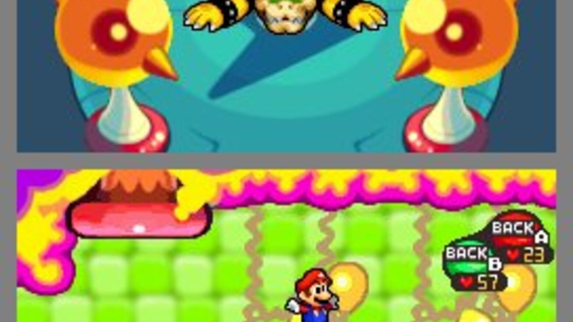 Screenshot for Mario & Luigi: Bowser's Inside Story