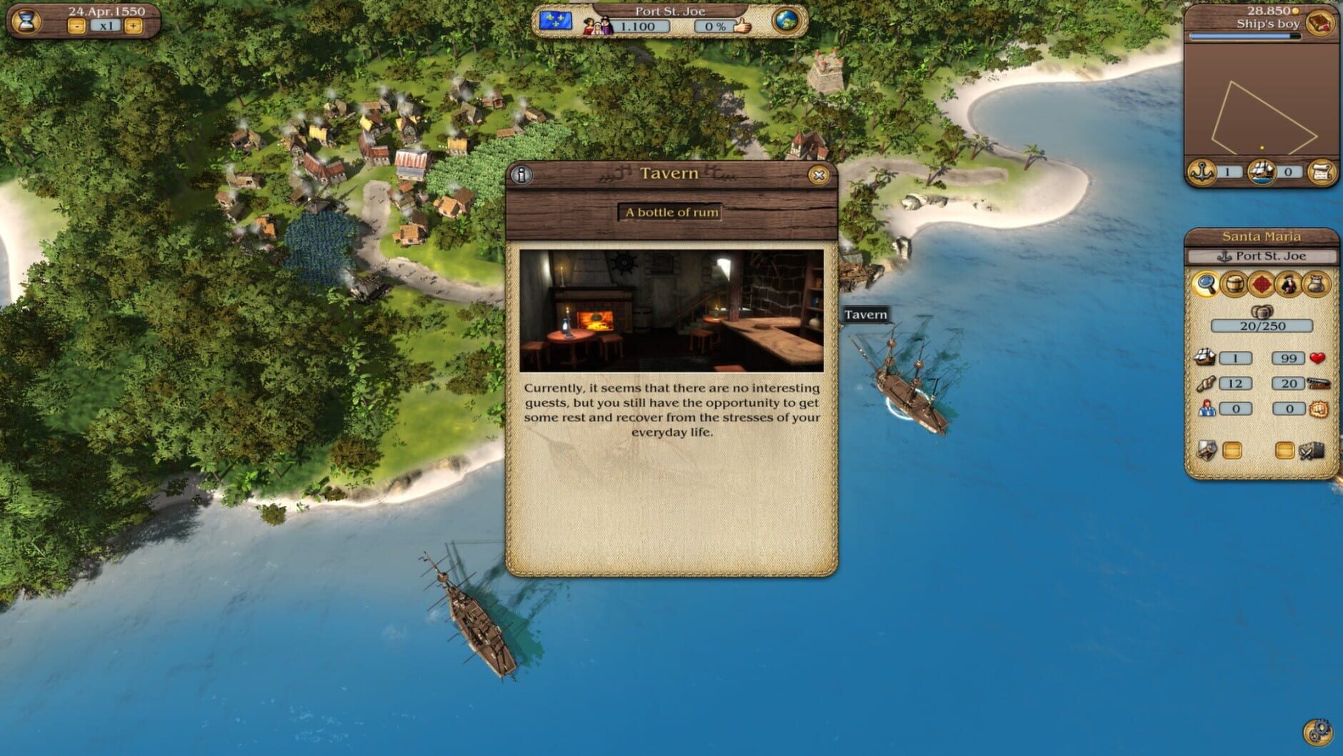 Screenshot for Port Royale 3: Pirates & Merchants