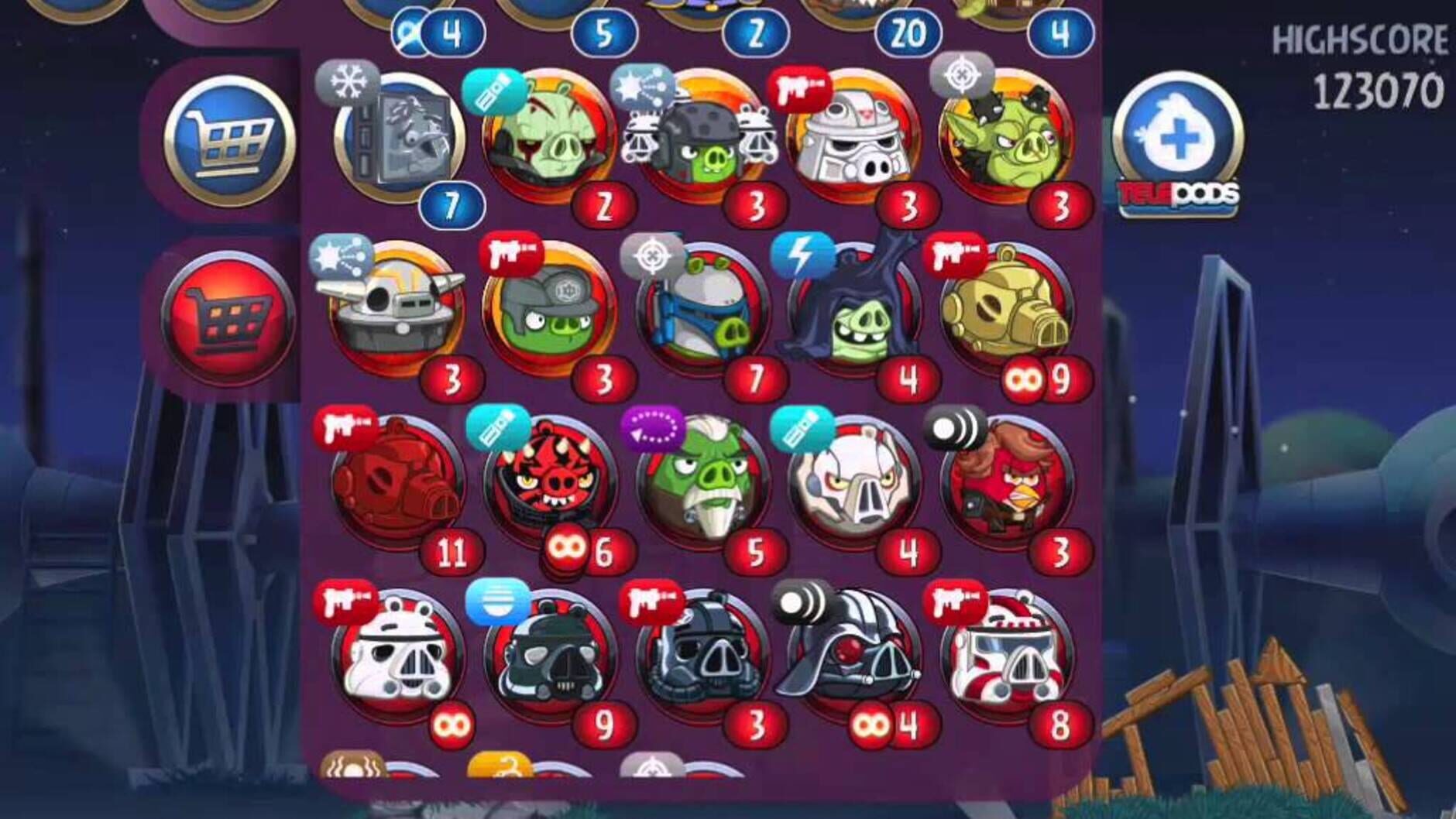 Screenshot for Angry Birds Star Wars II