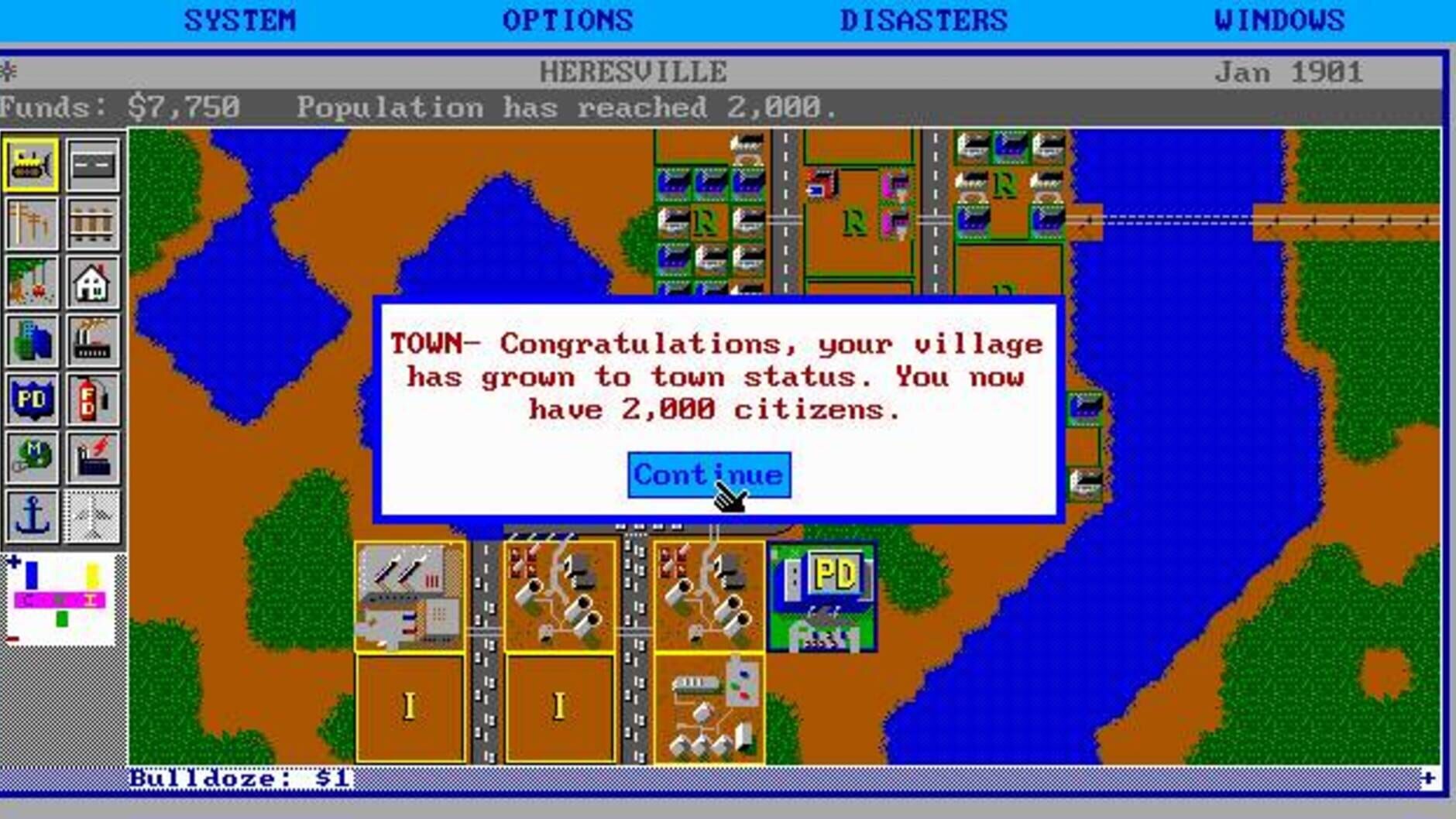 Screenshot for SimCity
