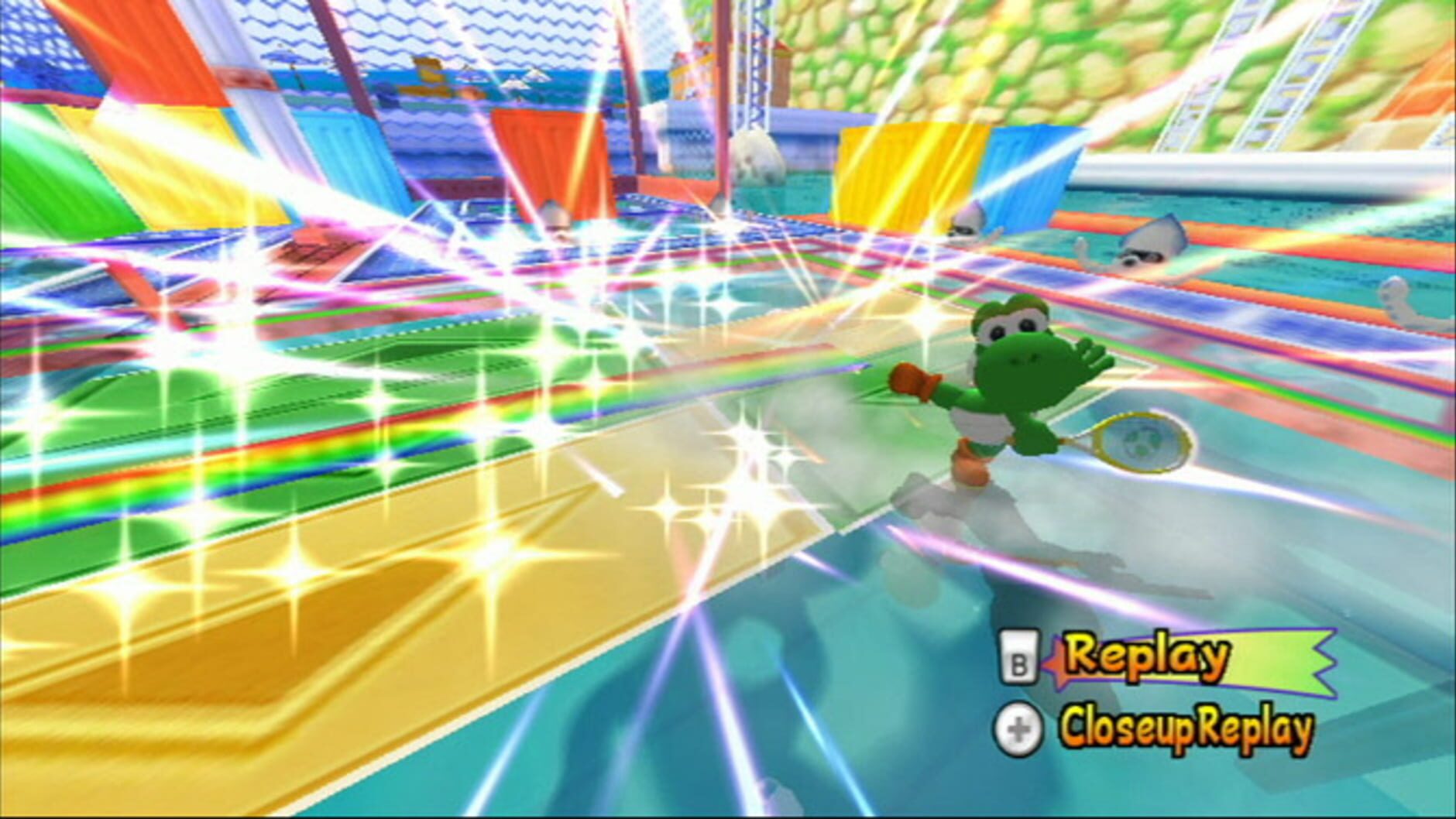 Screenshot for Mario Power Tennis