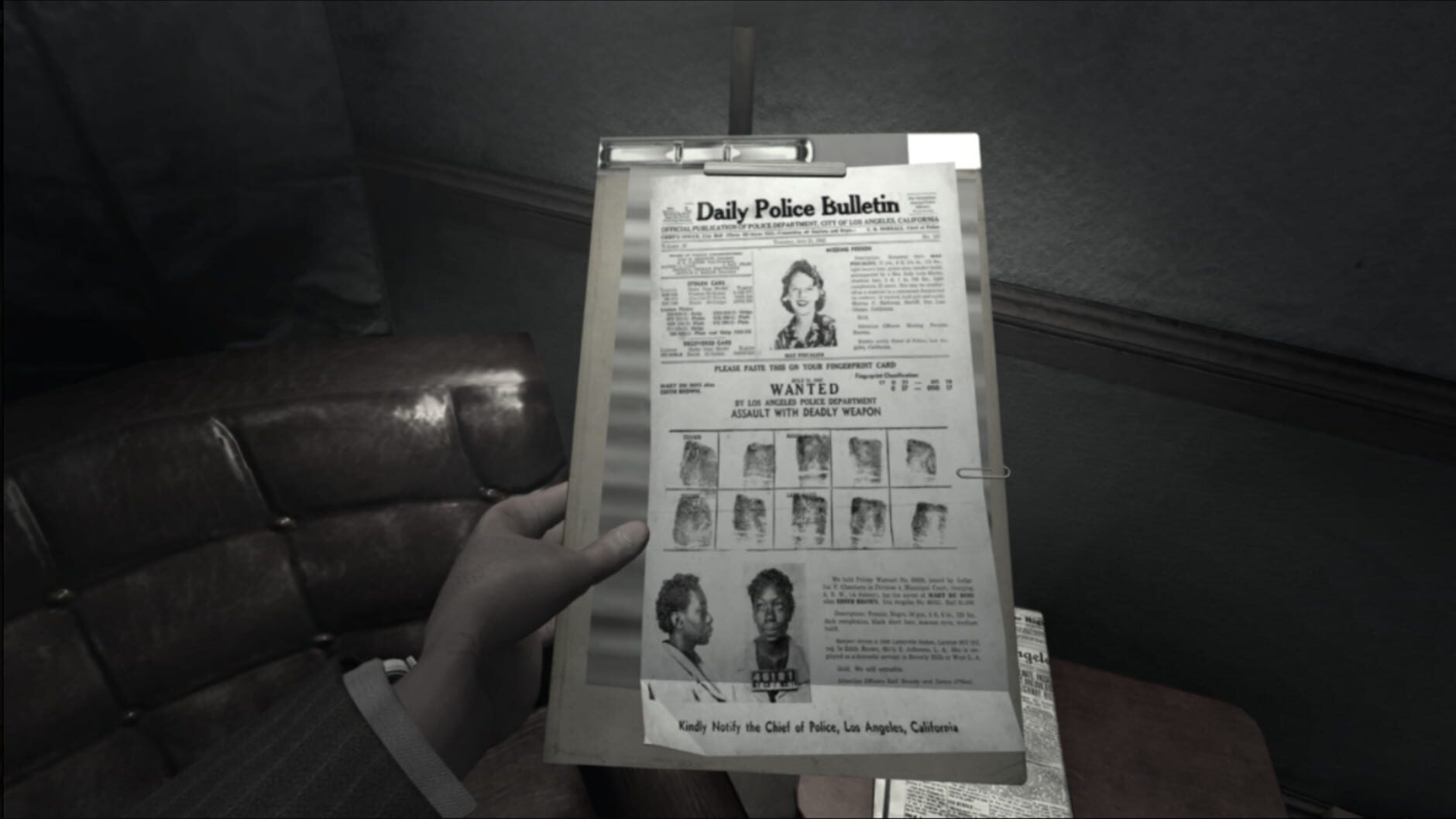 Screenshot for L.A. Noire: The VR Case Files