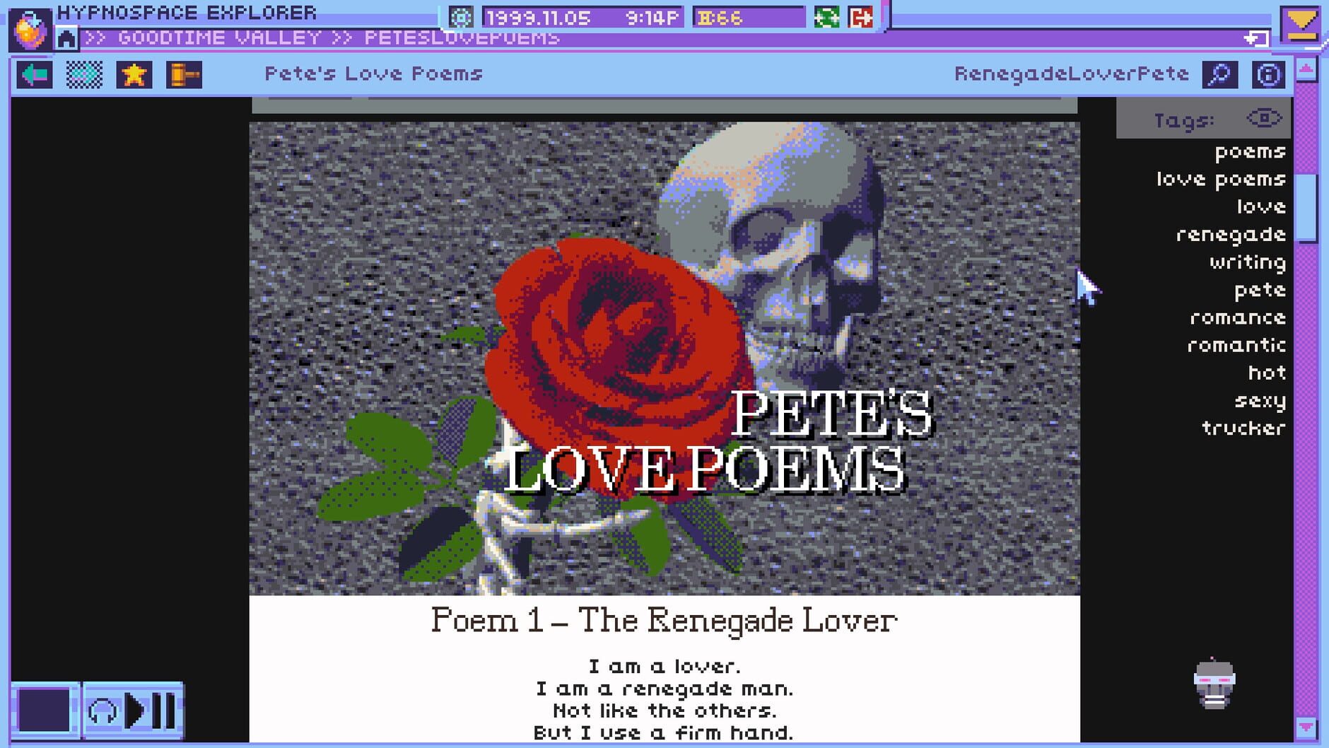 Screenshot for Hypnospace Outlaw
