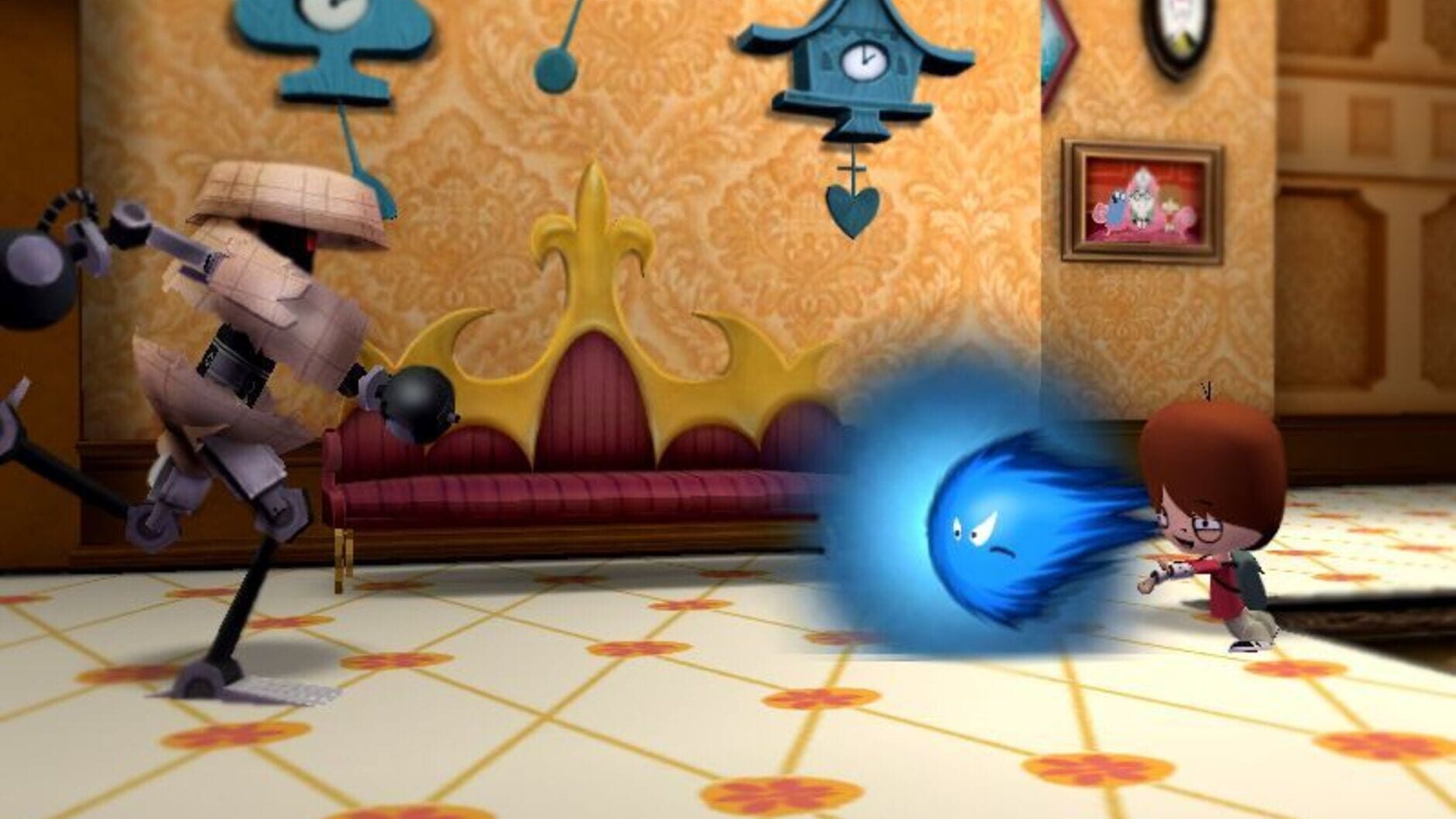 A screenshot backdrop taken from the game: .