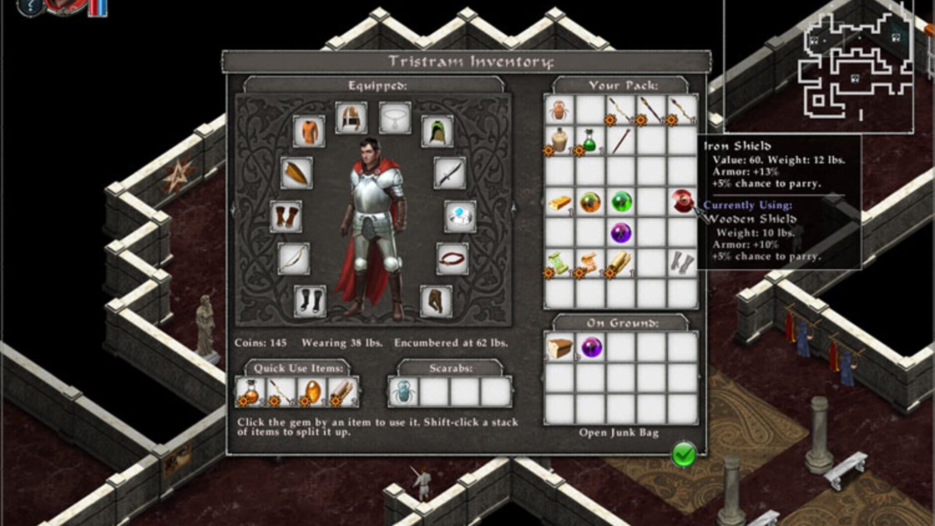 Screenshot for Avadon: The Black Fortress
