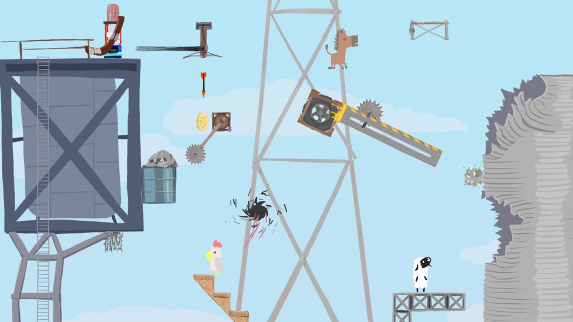 Screenshot for Ultimate Chicken Horse