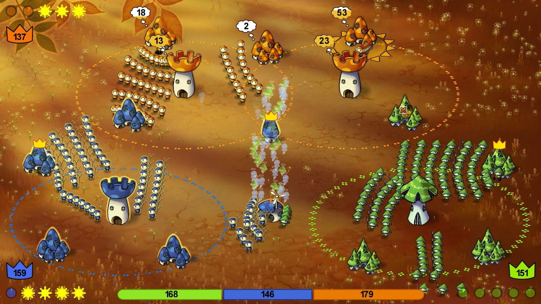 Screenshot for Mushroom Wars