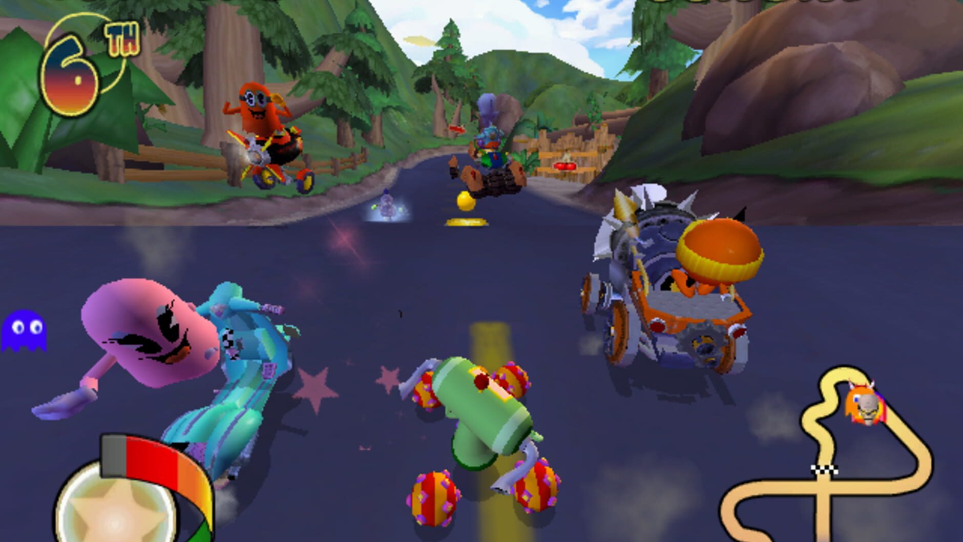 Screenshot for Pac-Man World Rally