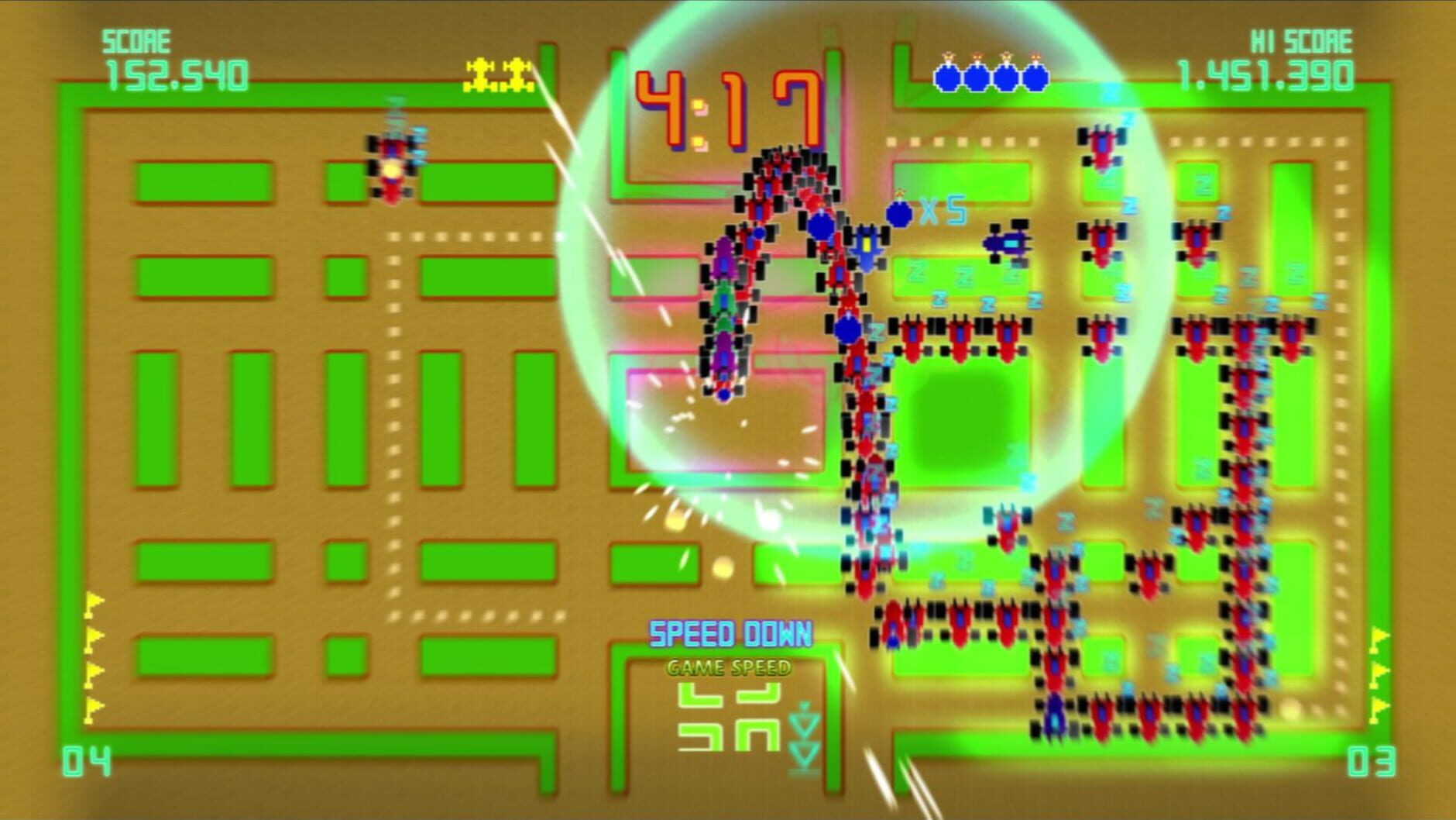 Screenshot for Pac-Man: Championship Edition DX+