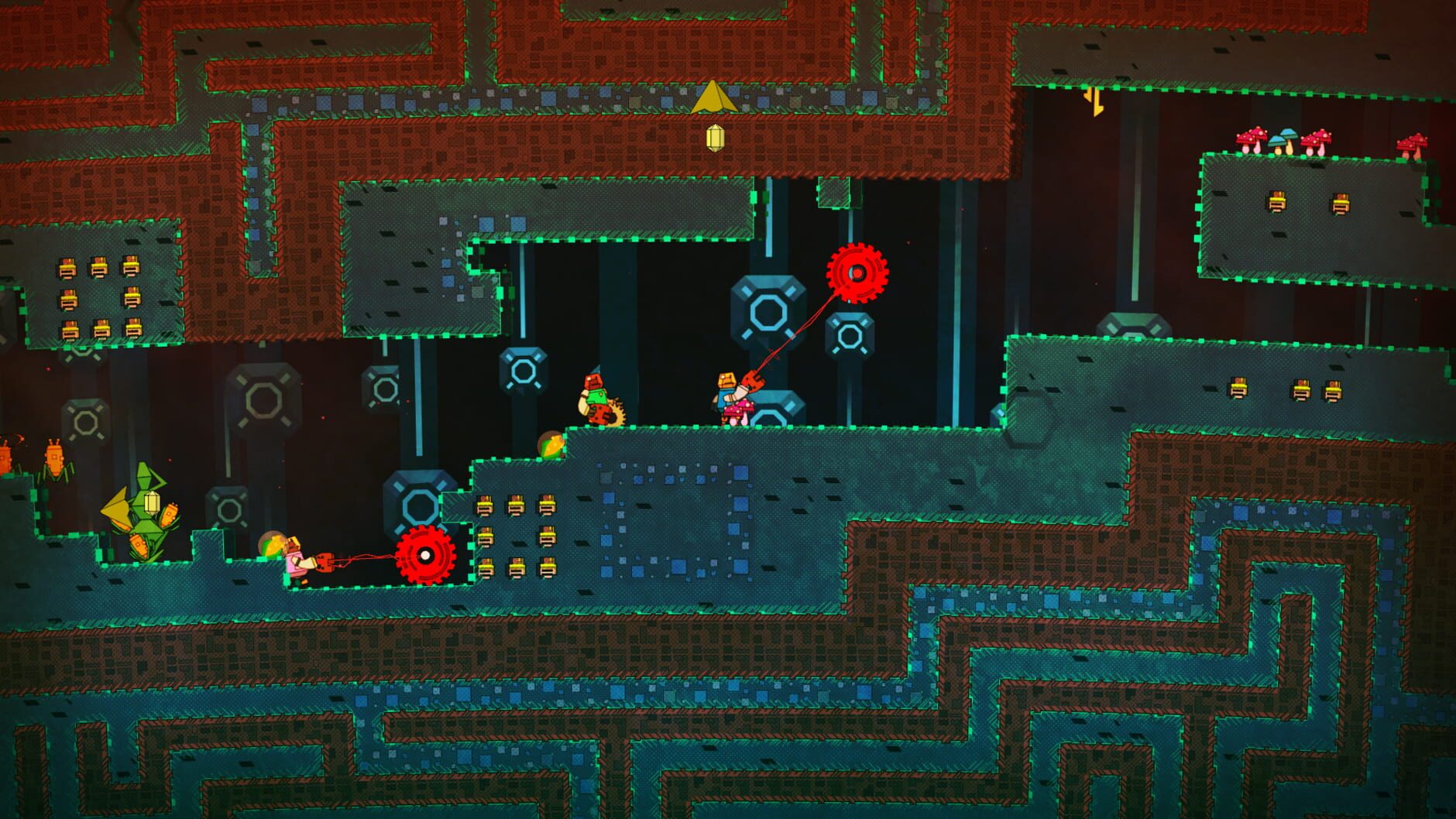 Screenshot for PixelJunk Nom Nom Galaxy