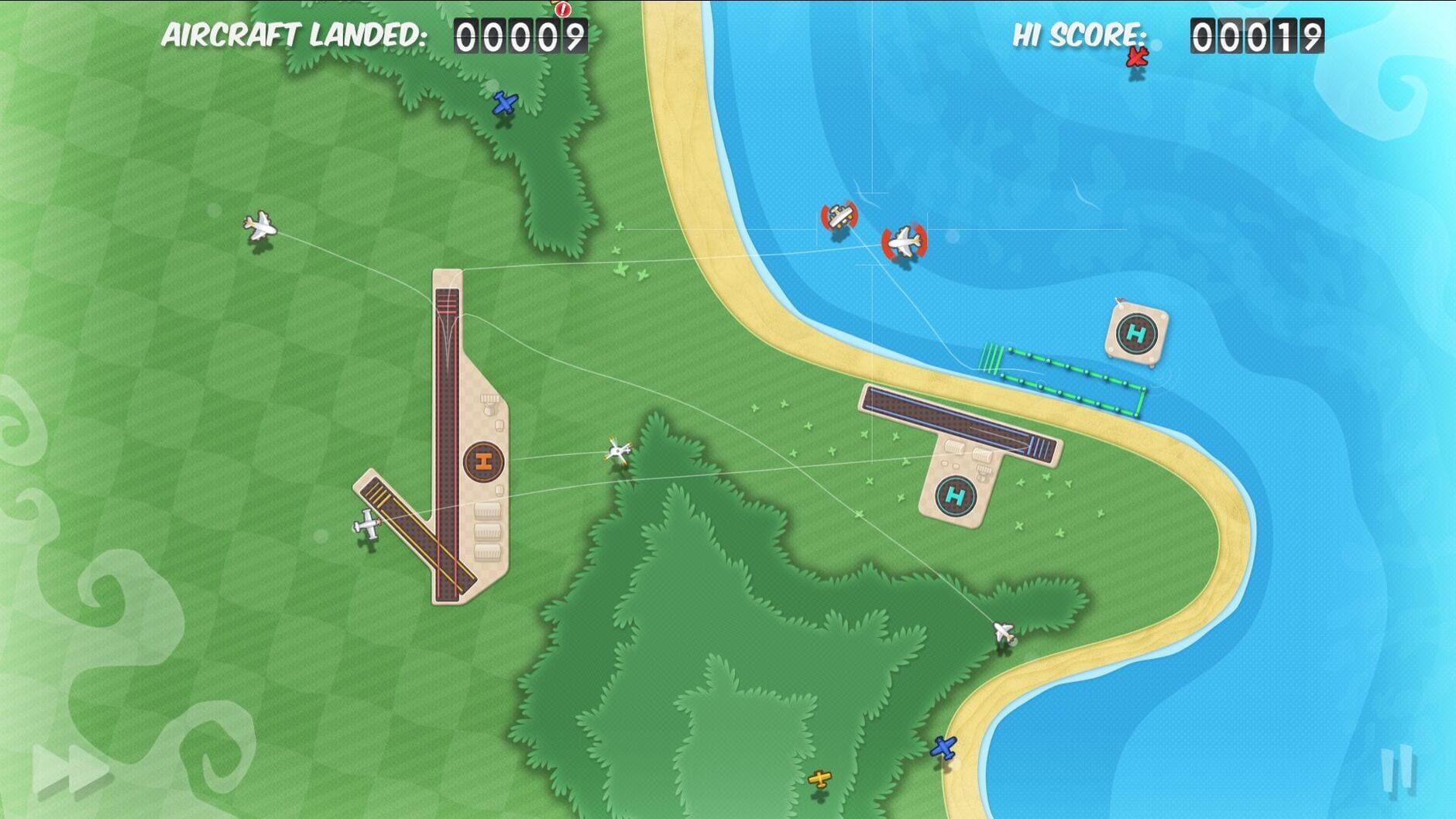 Screenshot for Flight Control HD