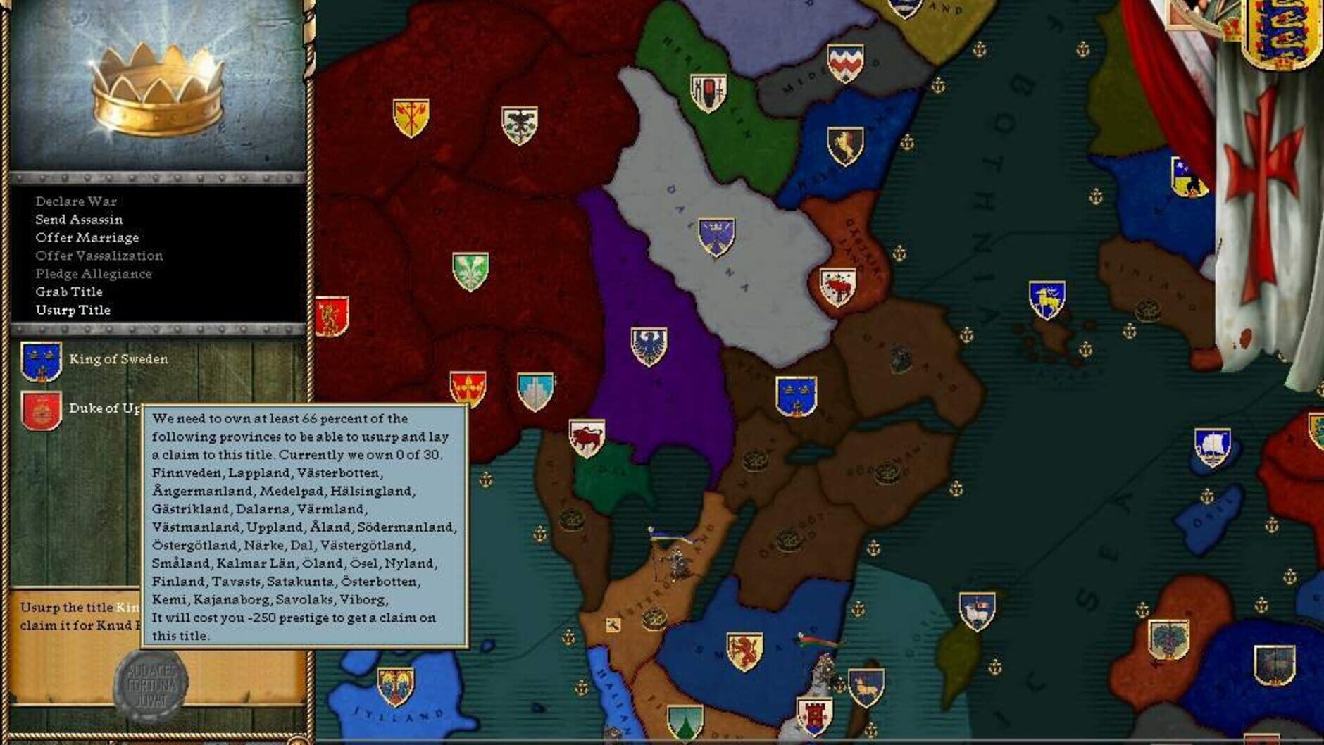Screenshot for Crusader Kings