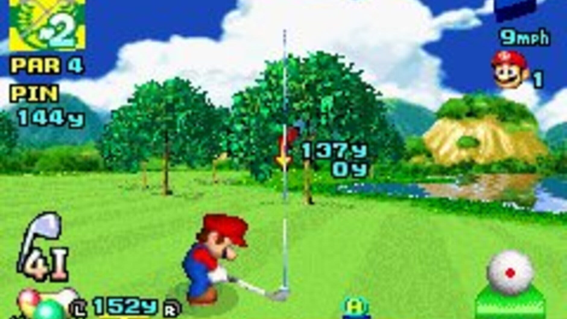 Screenshot for Mario Golf: Advance Tour