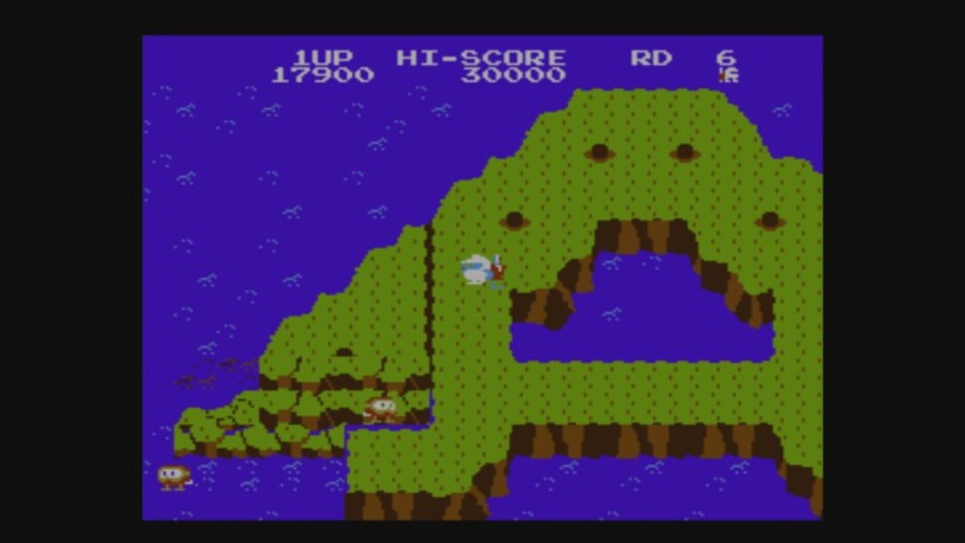 Screenshot for Dig Dug II: Trouble in Paradise