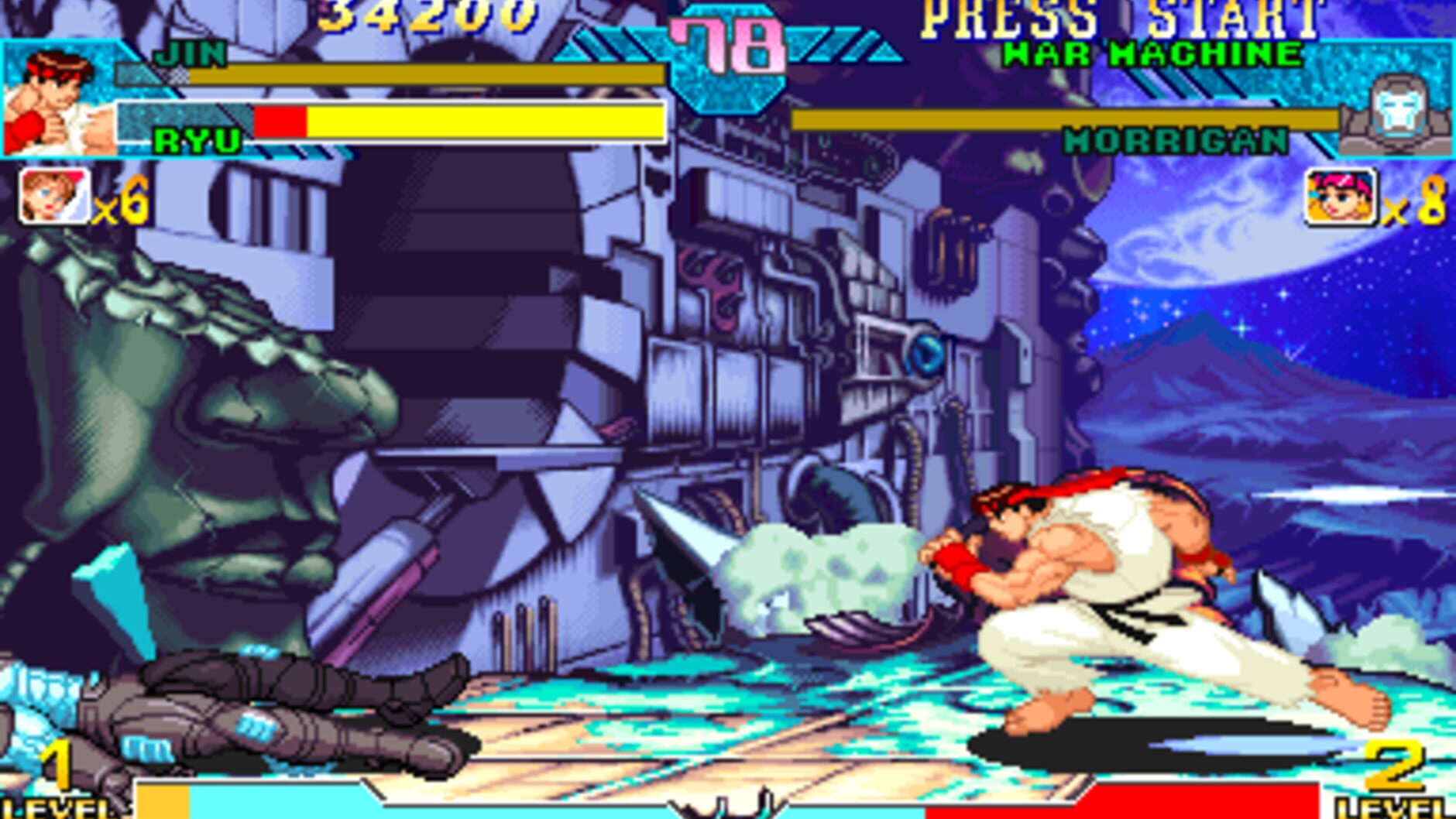 Screenshot for Marvel vs. Capcom: Clash of Super Heroes