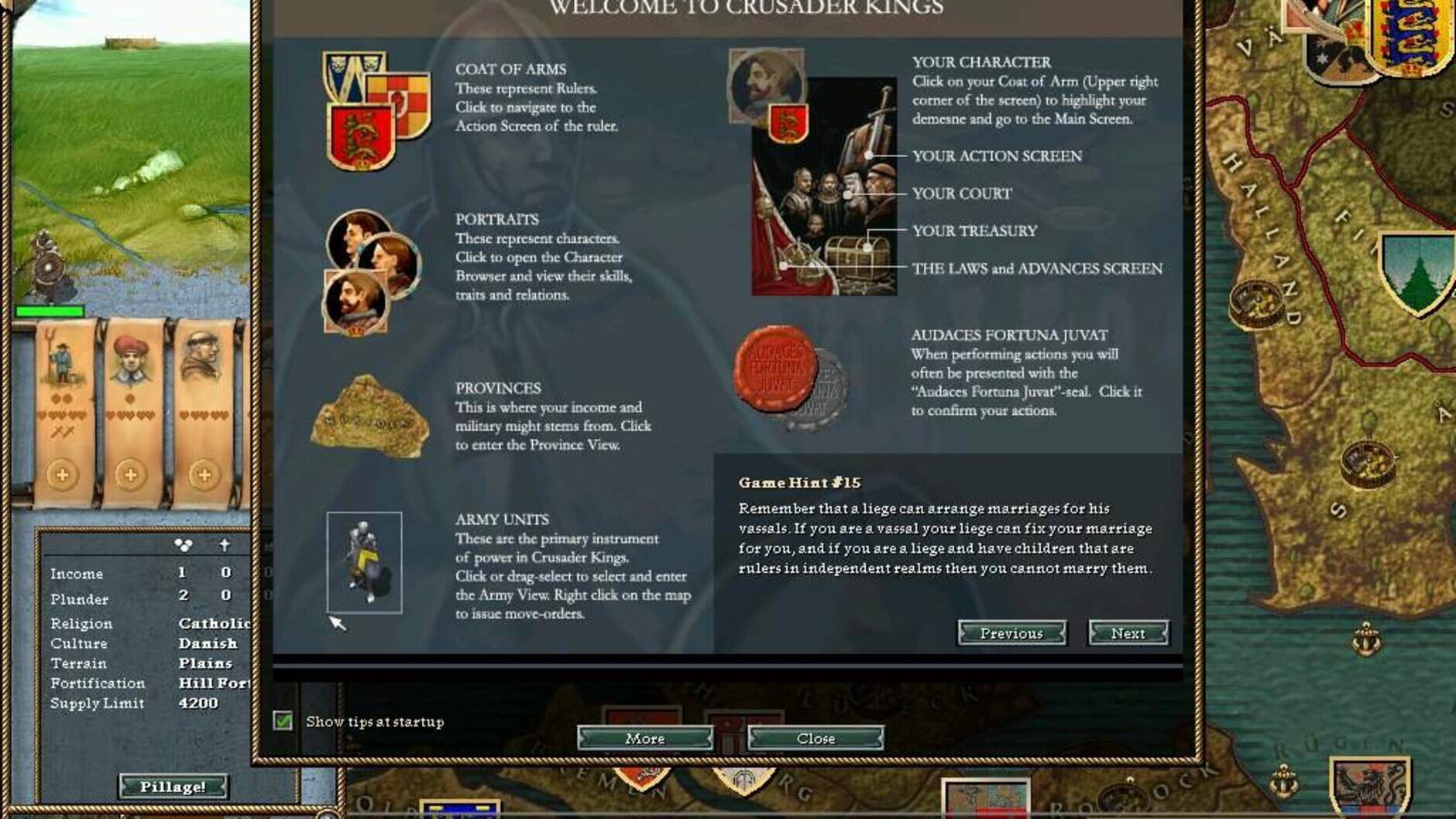 Screenshot for Crusader Kings