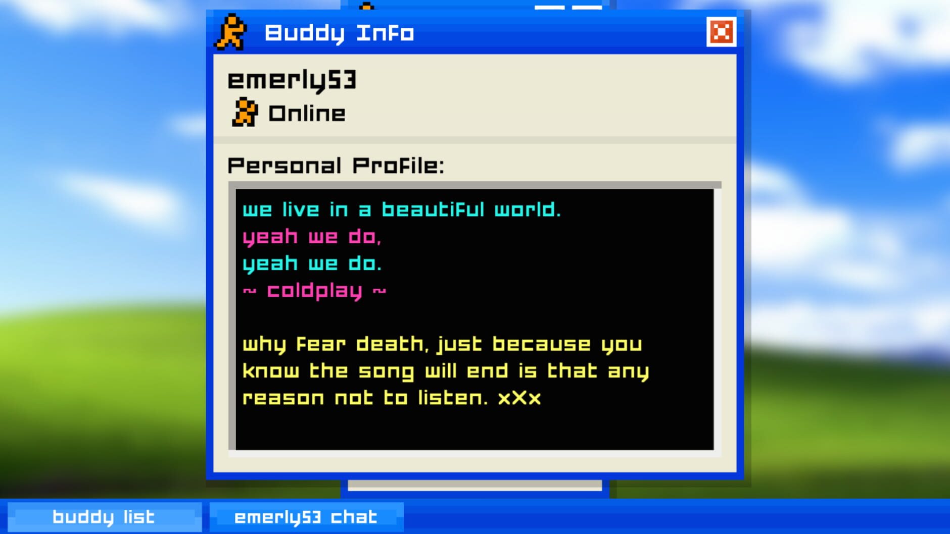Screenshot for Emily is Away