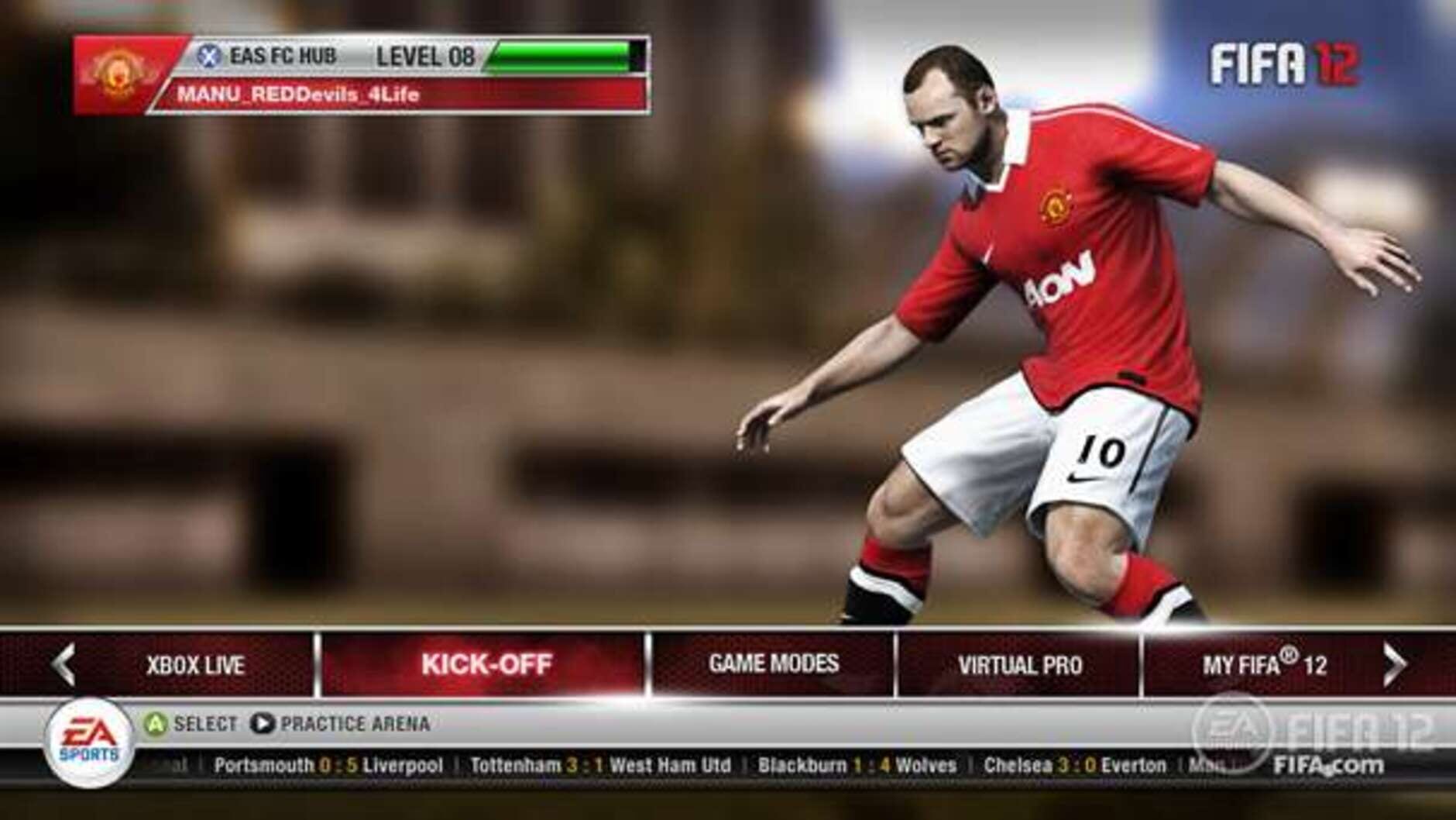 Screenshot for FIFA Soccer 12
