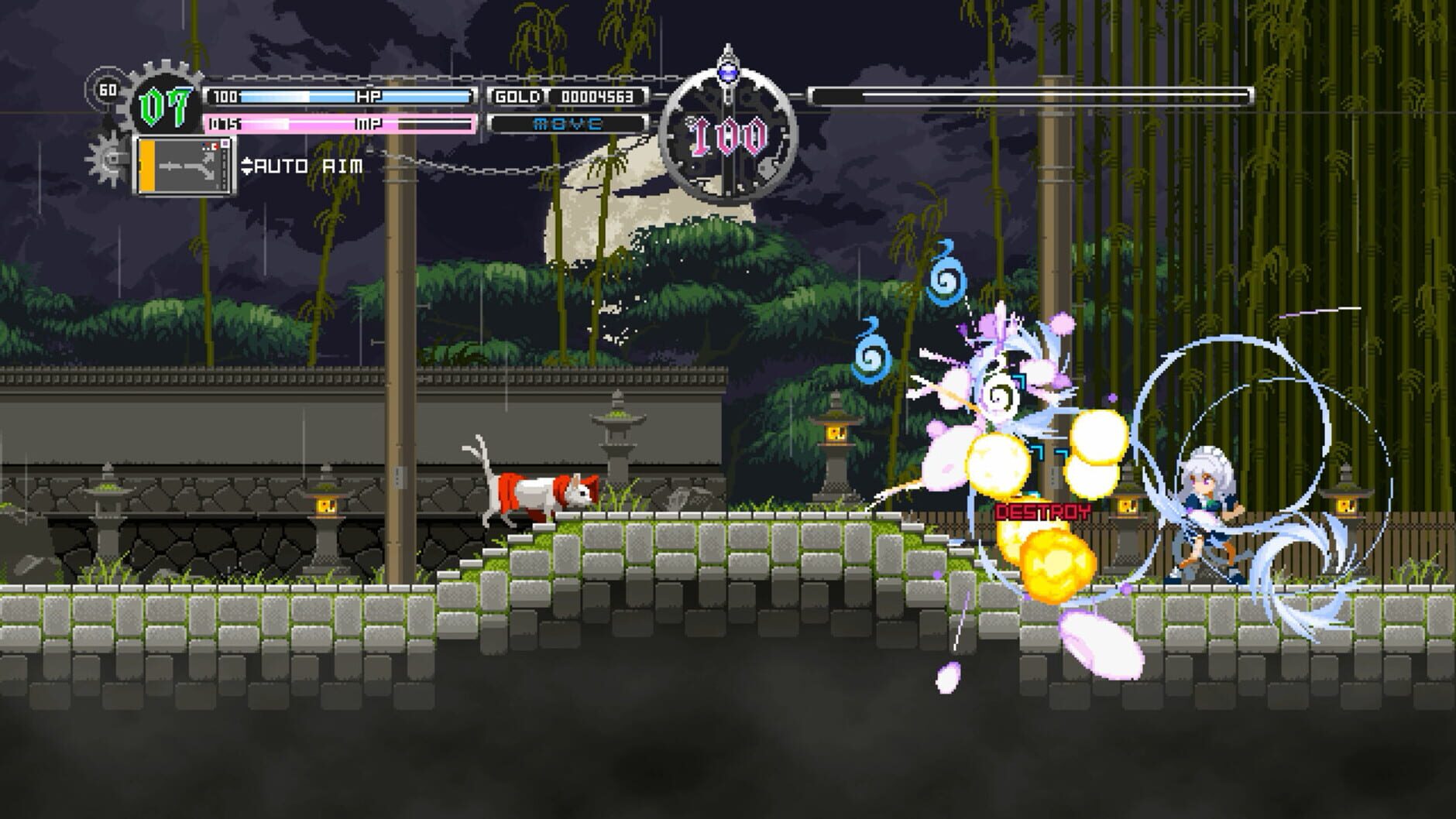 Screenshot for Touhou Luna Nights