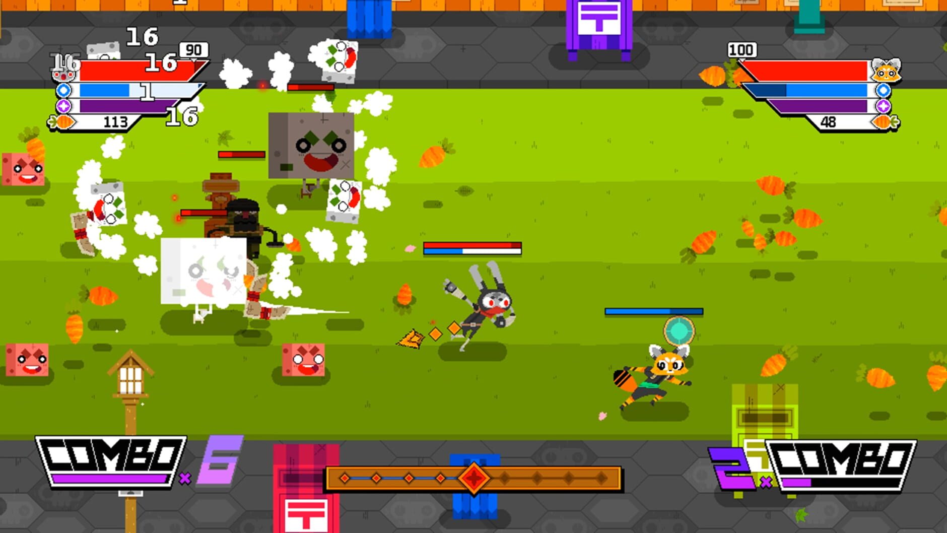 Screenshot for Ninjin: Clash of Carrots
