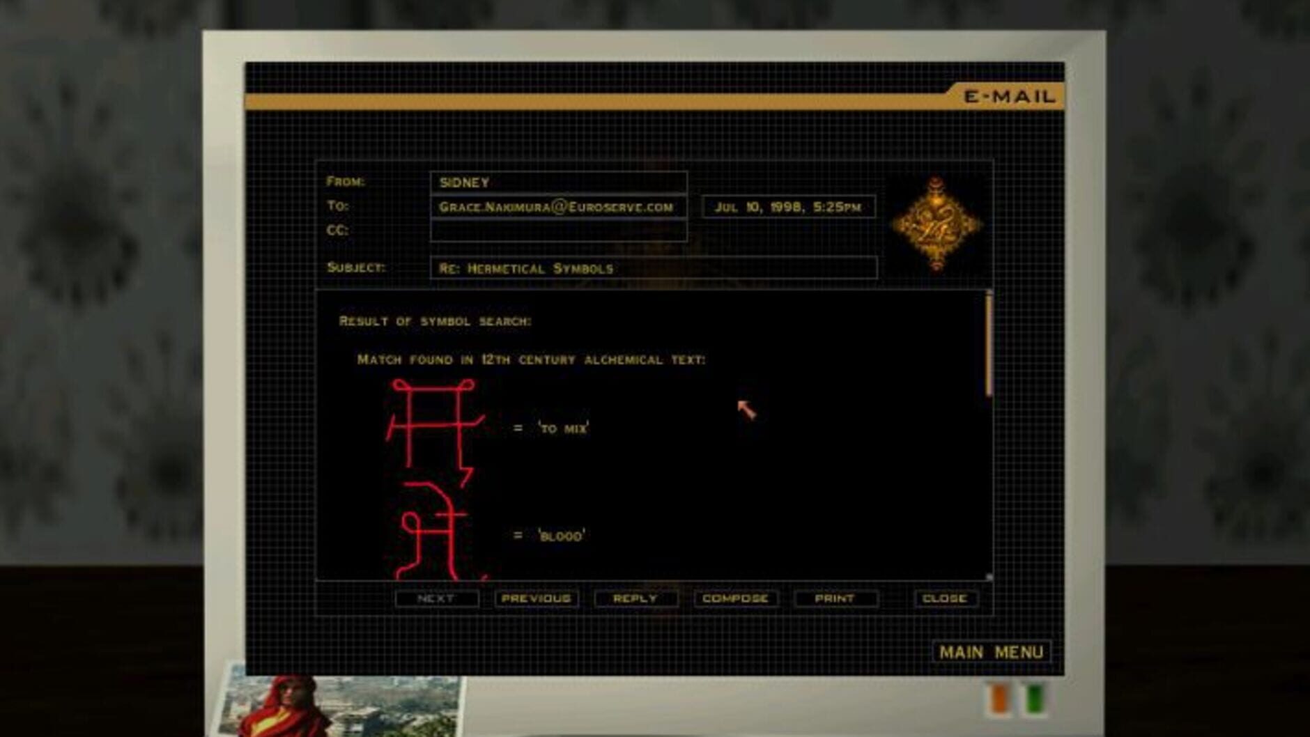 Screenshot for Gabriel Knight 3: Blood of the Sacred, Blood of the Damned