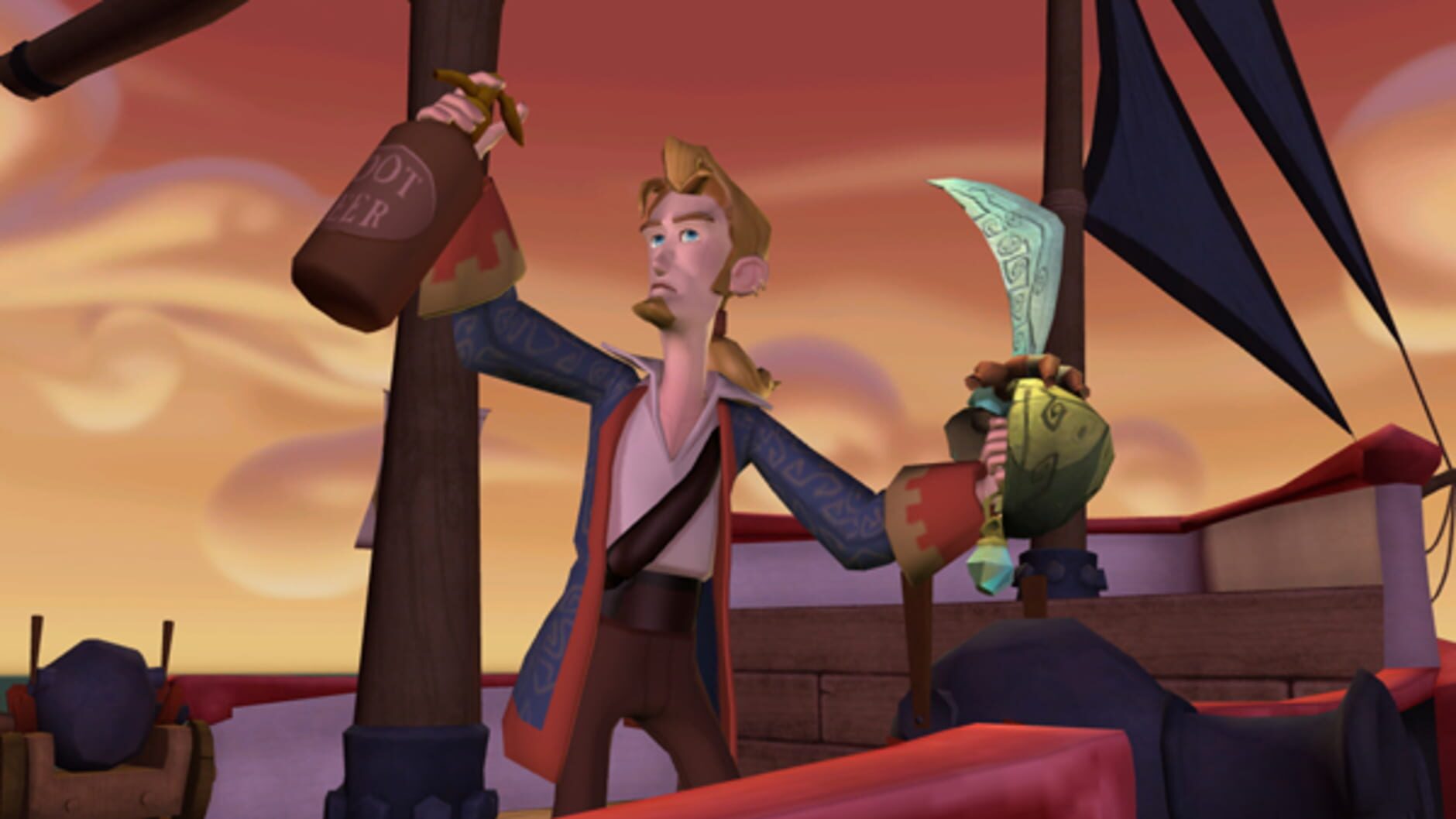 Screenshot for Tales of Monkey Island: Chapter 1 - Launch of the Screaming Narwhal