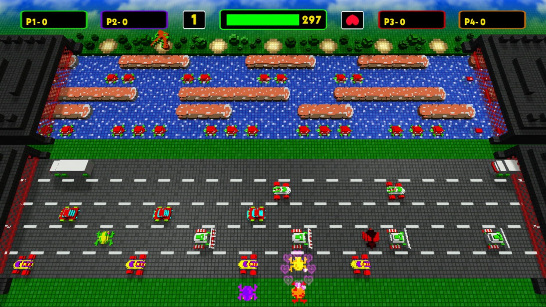 Screenshot for Frogger: Hyper Arcade Edition
