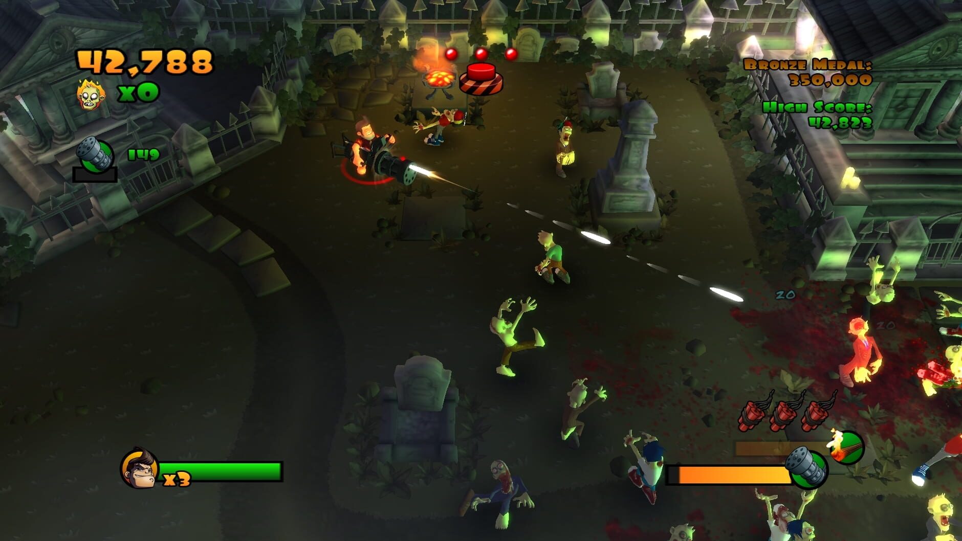 Screenshot for Burn Zombie Burn!