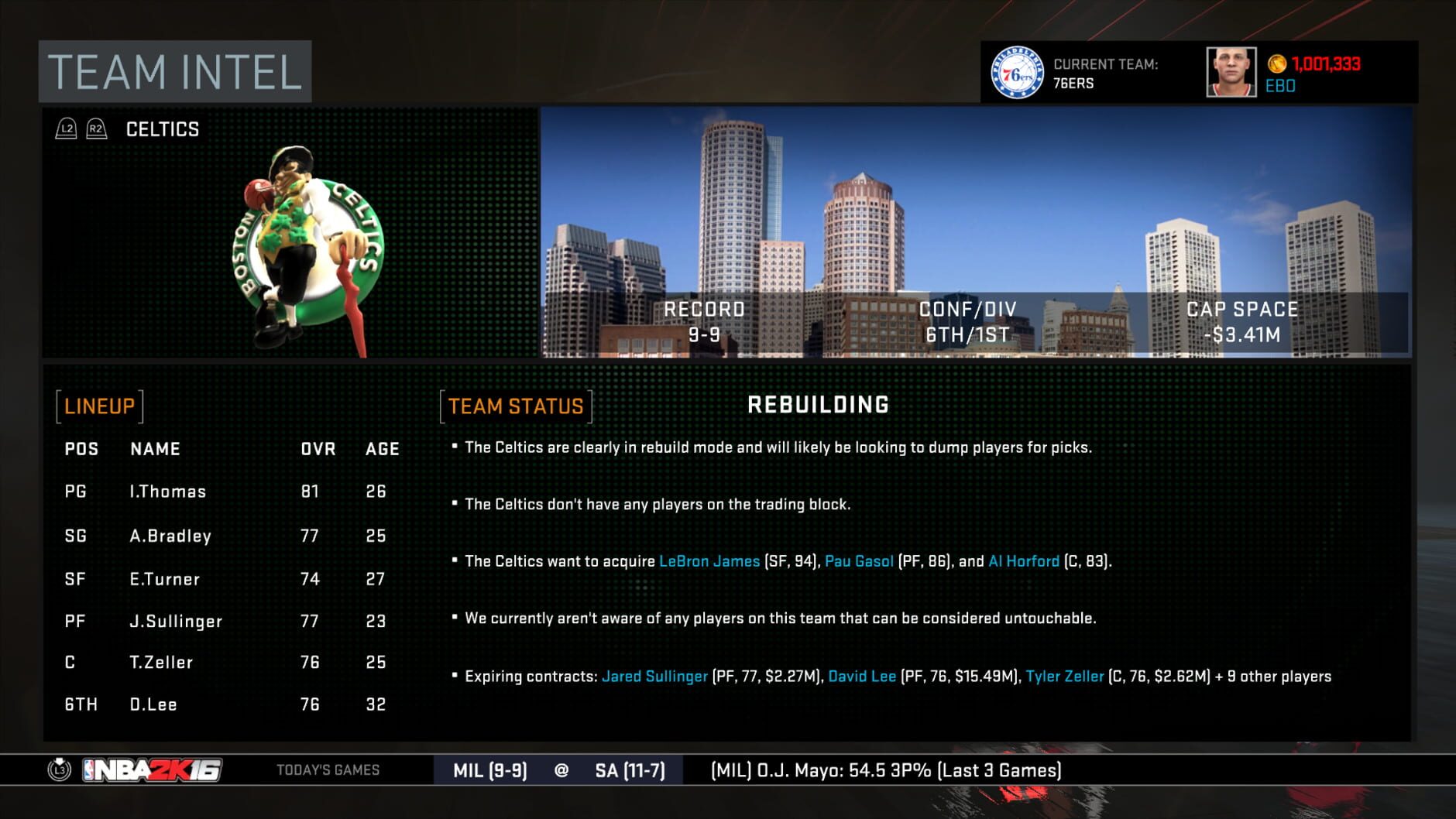 Screenshot for NBA 2K16