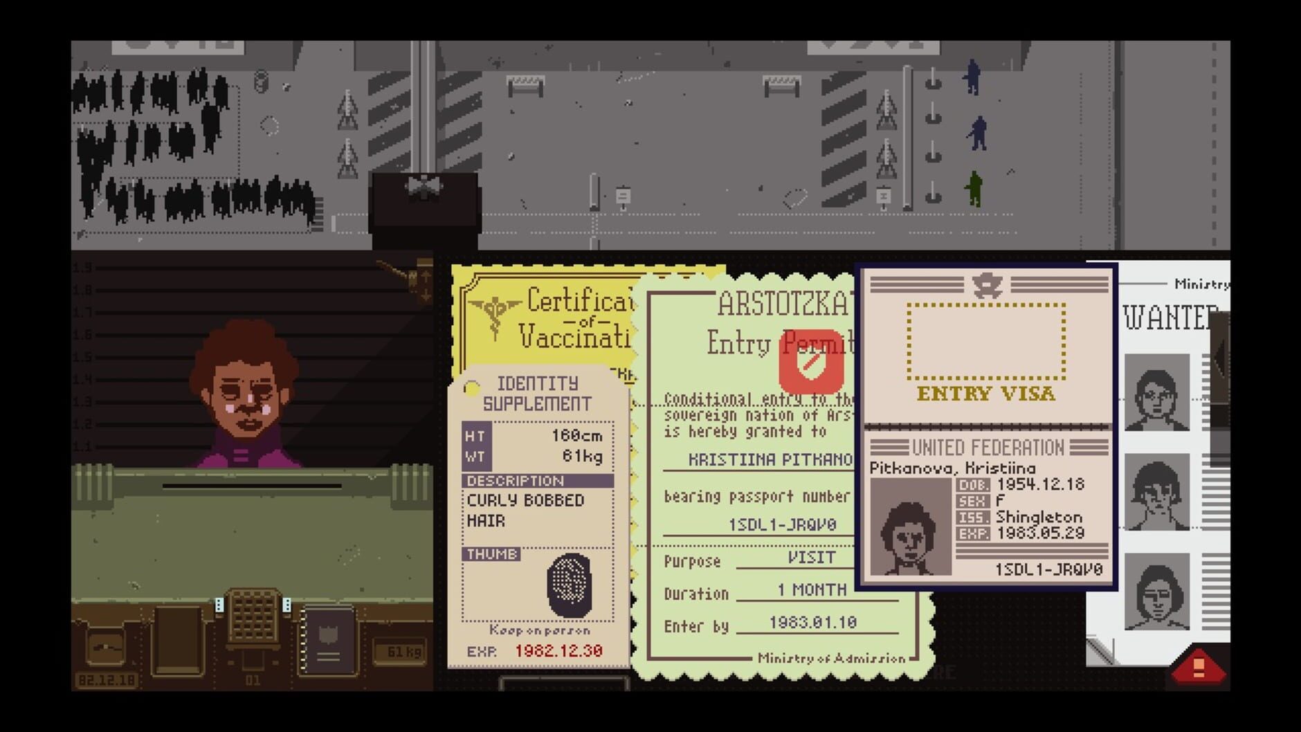 Screenshot for Papers, Please