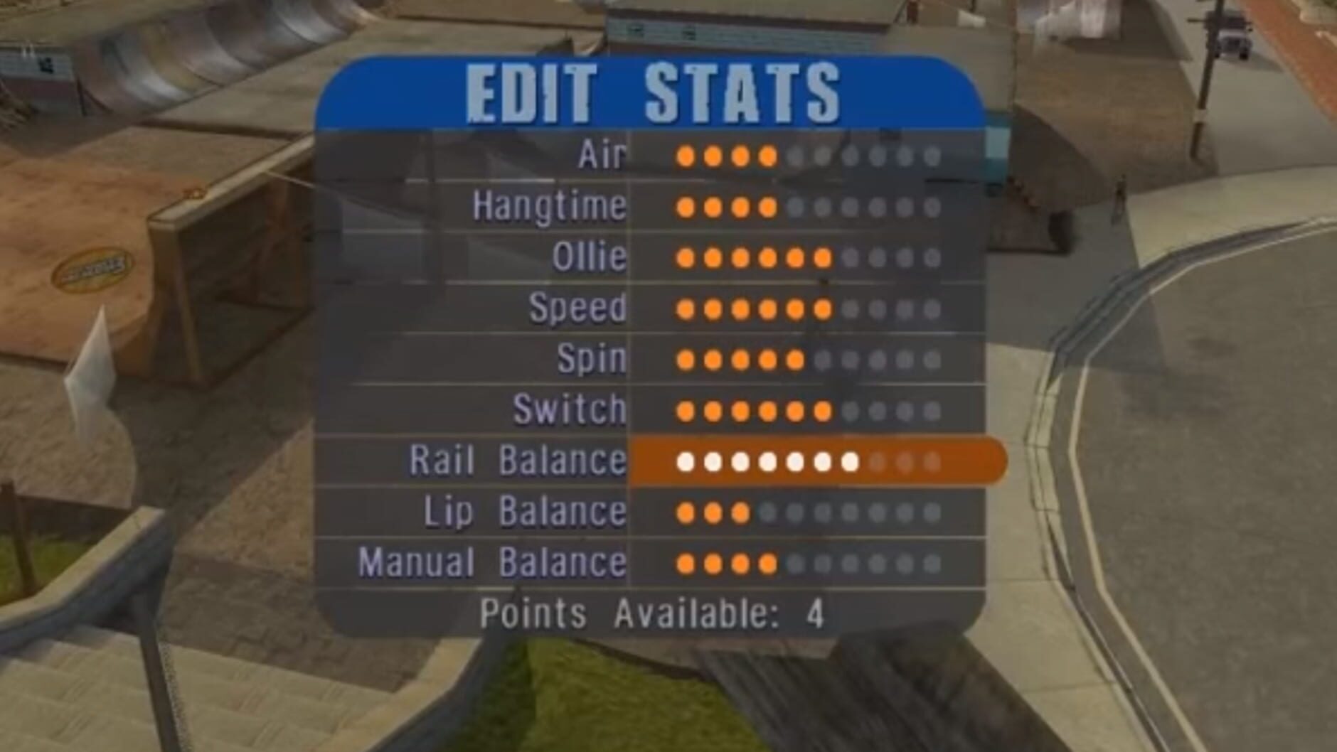Screenshot for Tony Hawk's Pro Skater 3